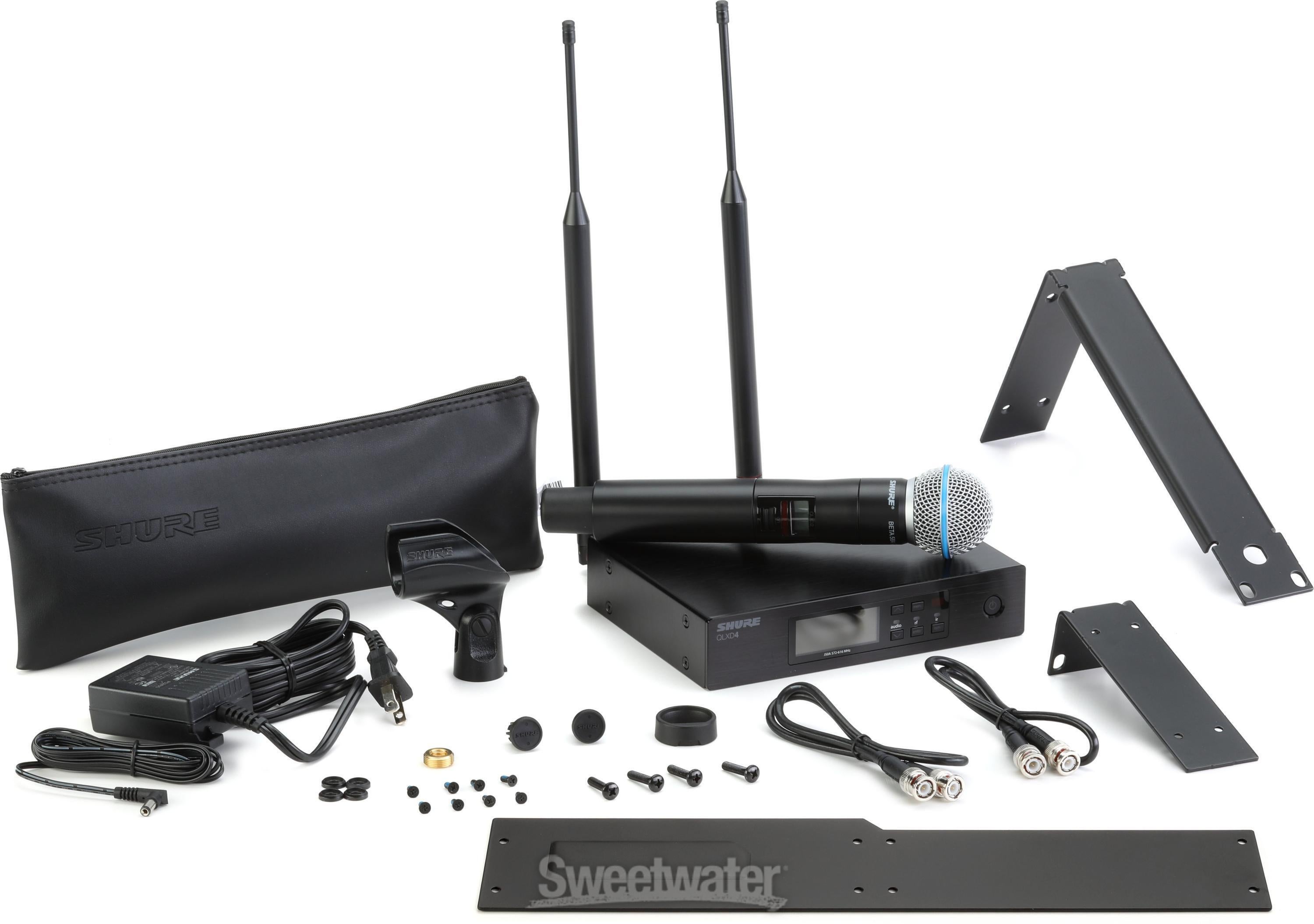 Shure QLXD24/B58 Digital Wireless Handheld Microphone System