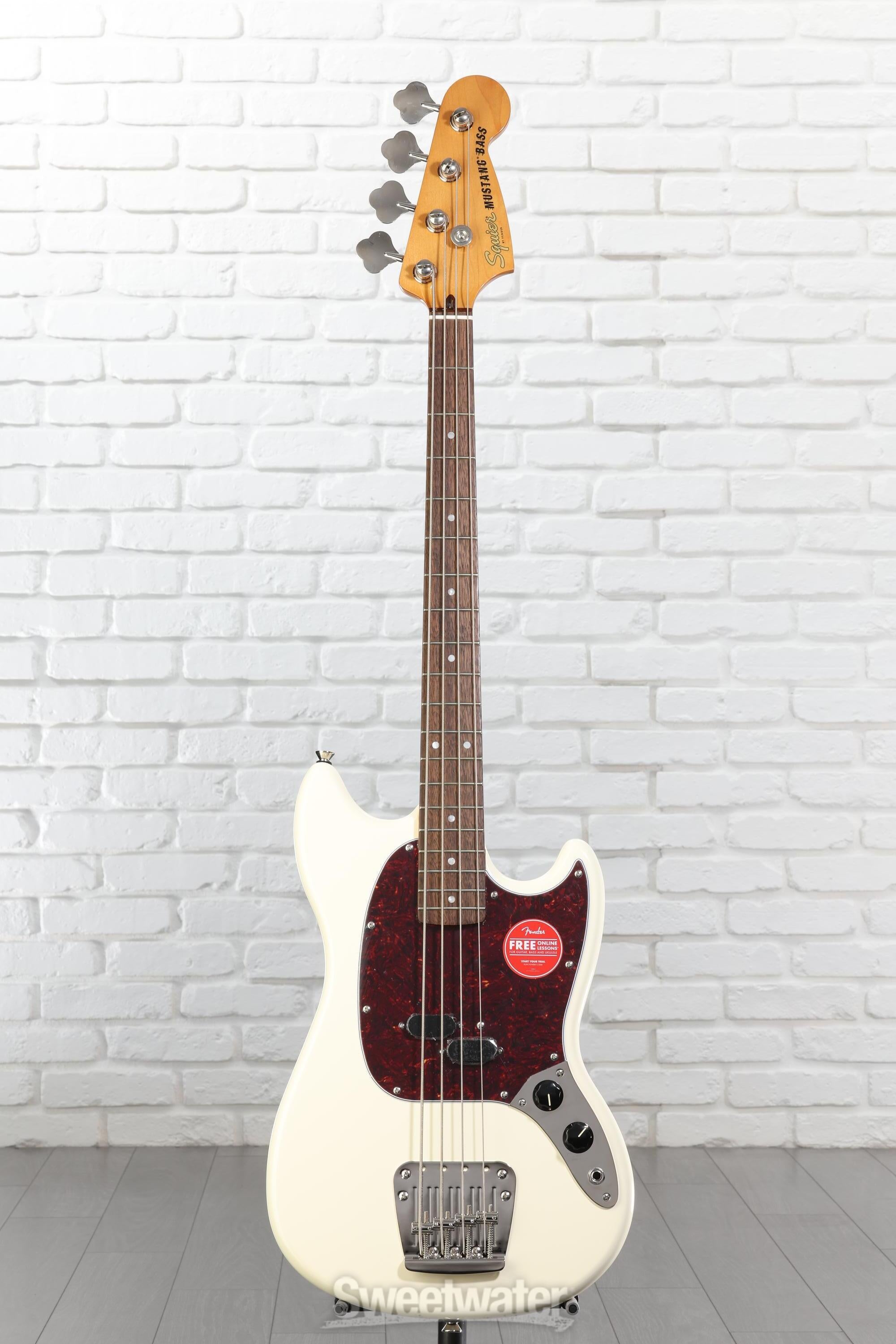 Squier Classic Vibe '60s Mustang Bass - Olympic White | Sweetwater