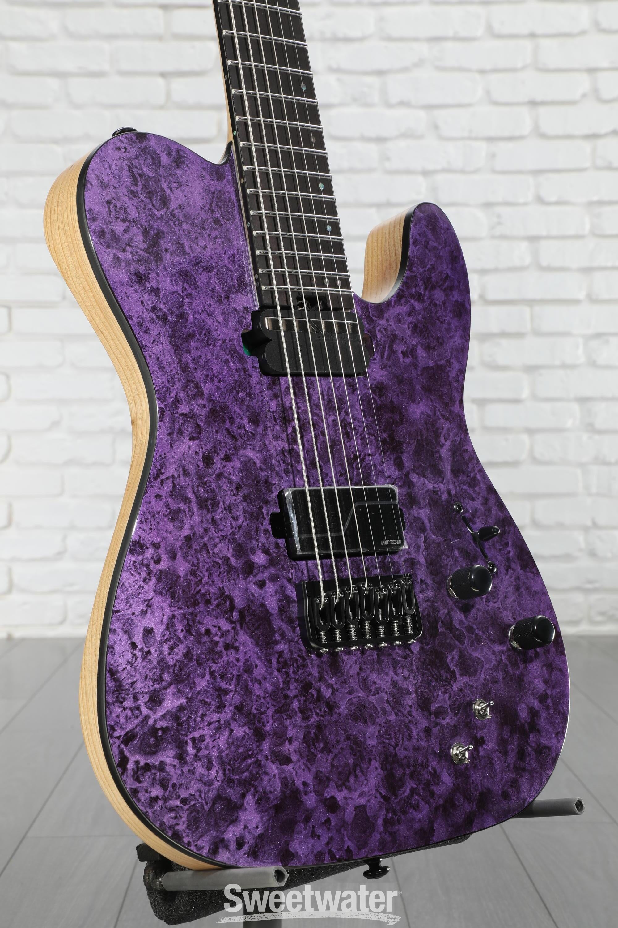 ギター Strictly 7 Guitars Purple NT 7 Cobra ギター Strictly 7