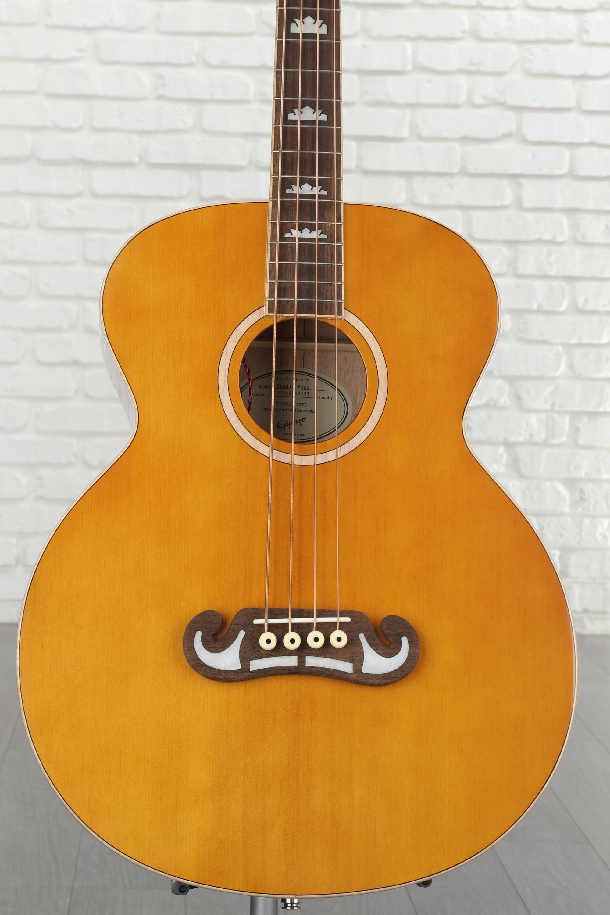 Epiphone El Capitan J-200 Studio Acoustic-electric Bass