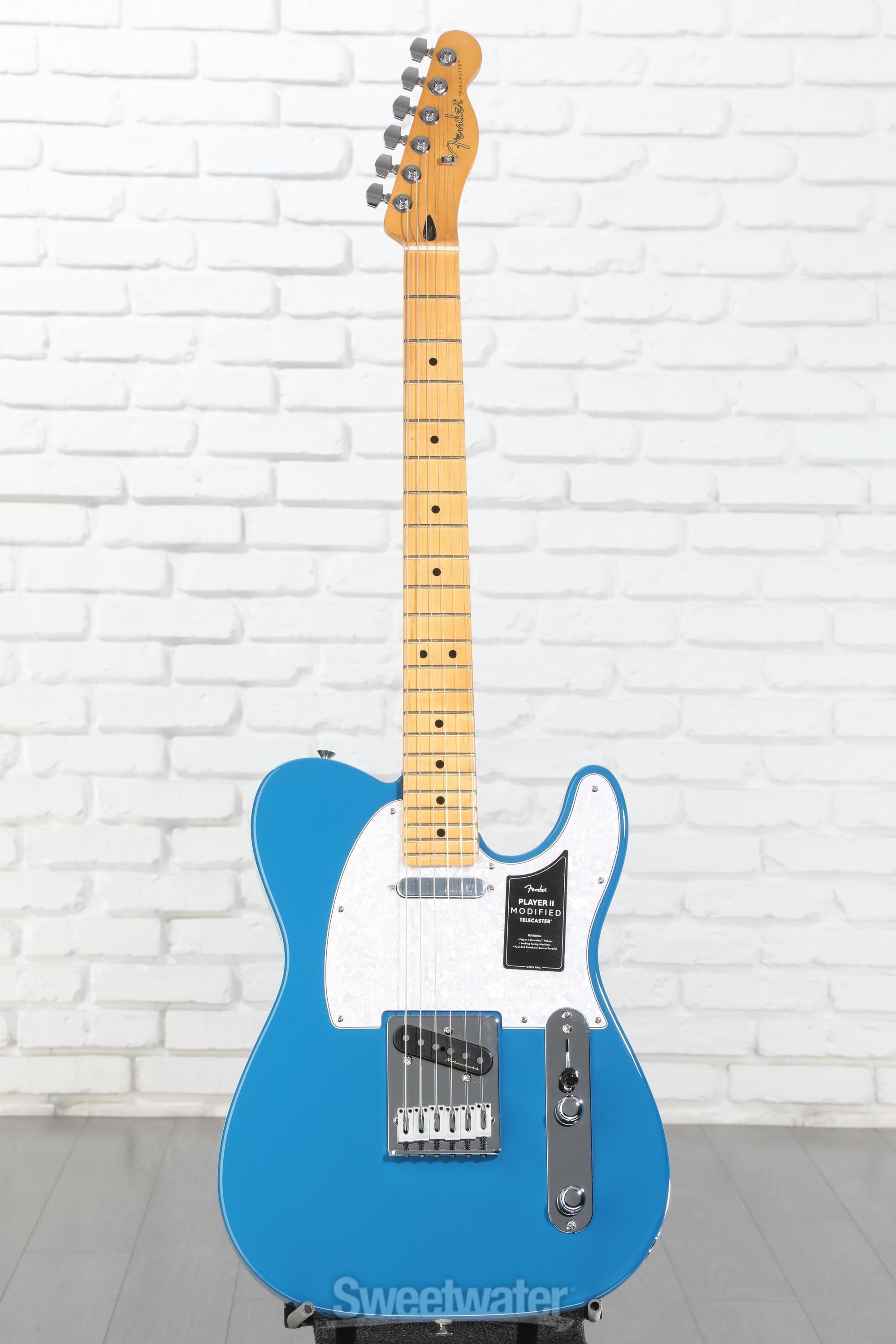 Fender Player II Modified Telecaster Electric Guitar - Electric Blue, Maple Fingerboard