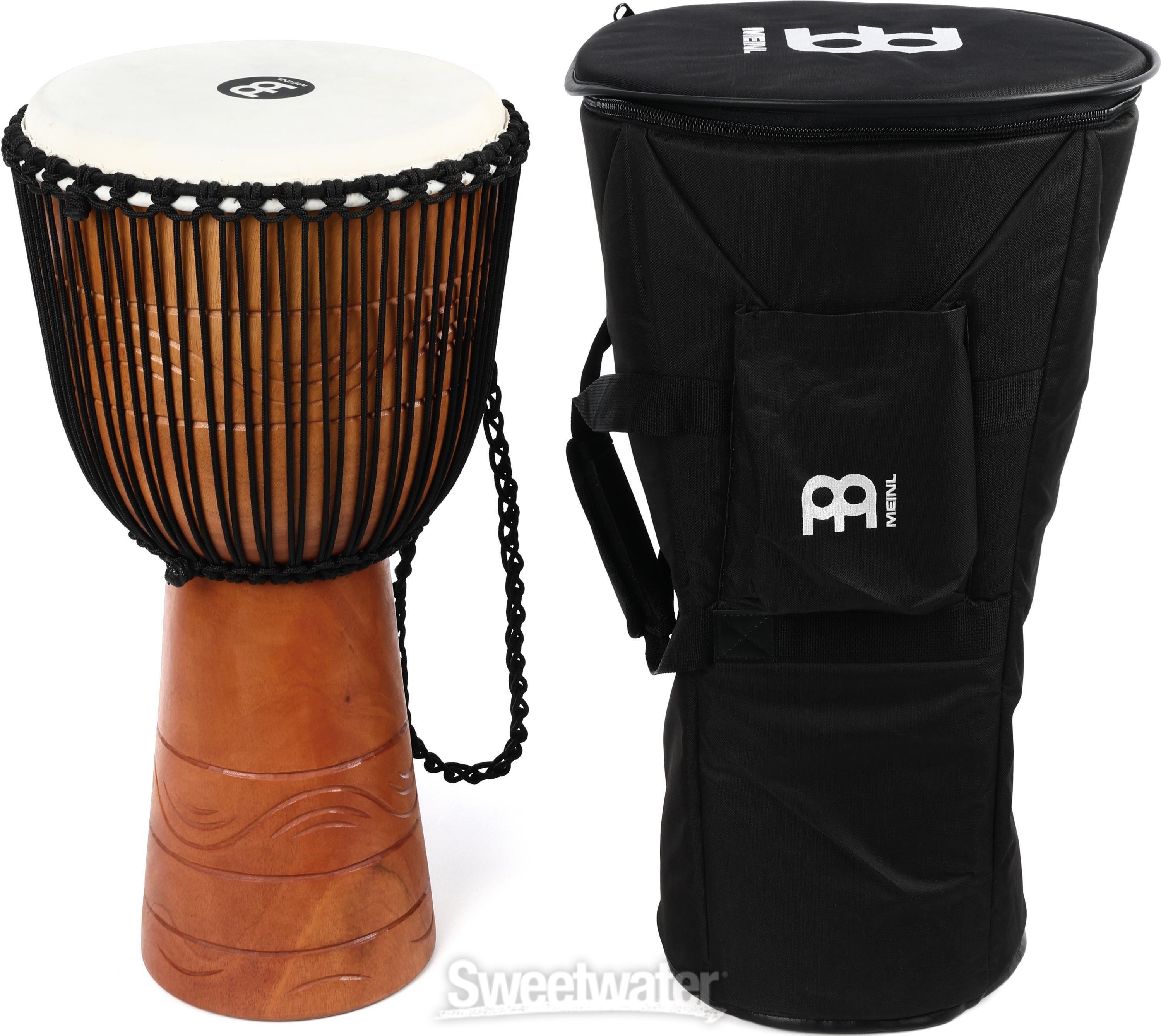 Meinl Percussion African Style Rope Tuned Djembe - 12 inch - Water