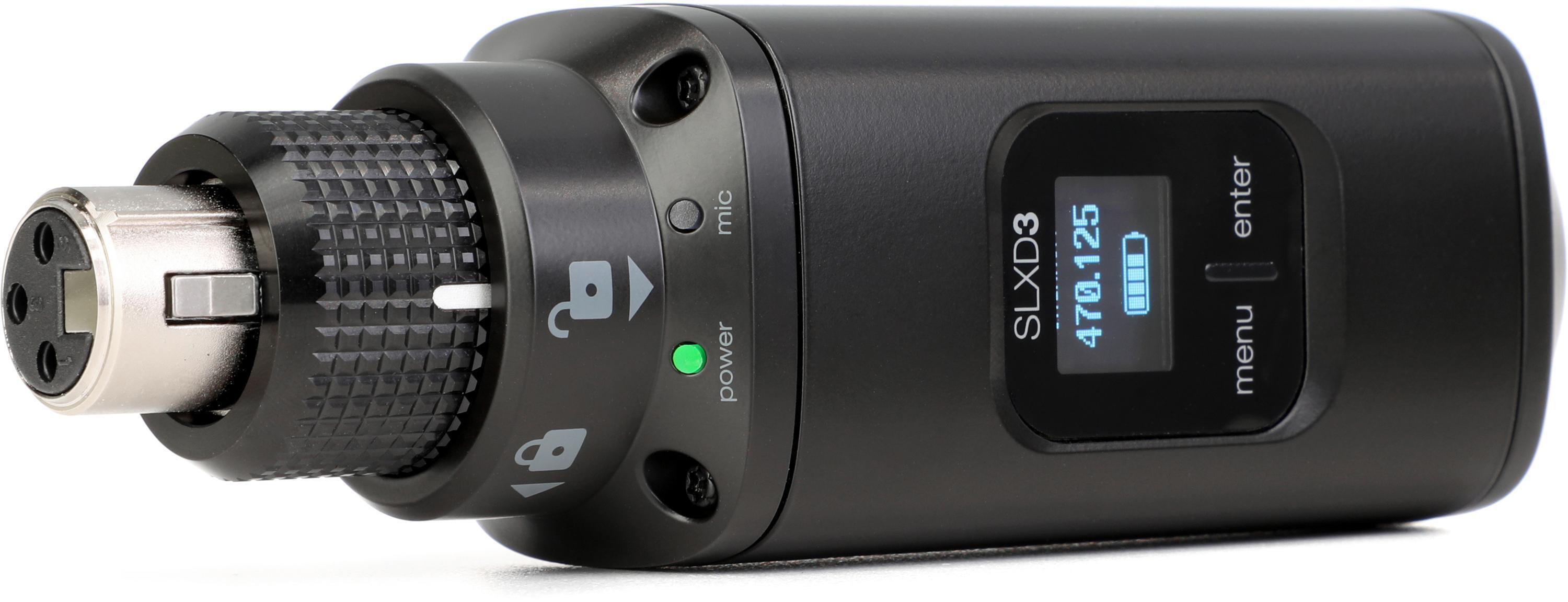 Shure SLXD3 Plug-on Transmitter - G58 Band | Sweetwater