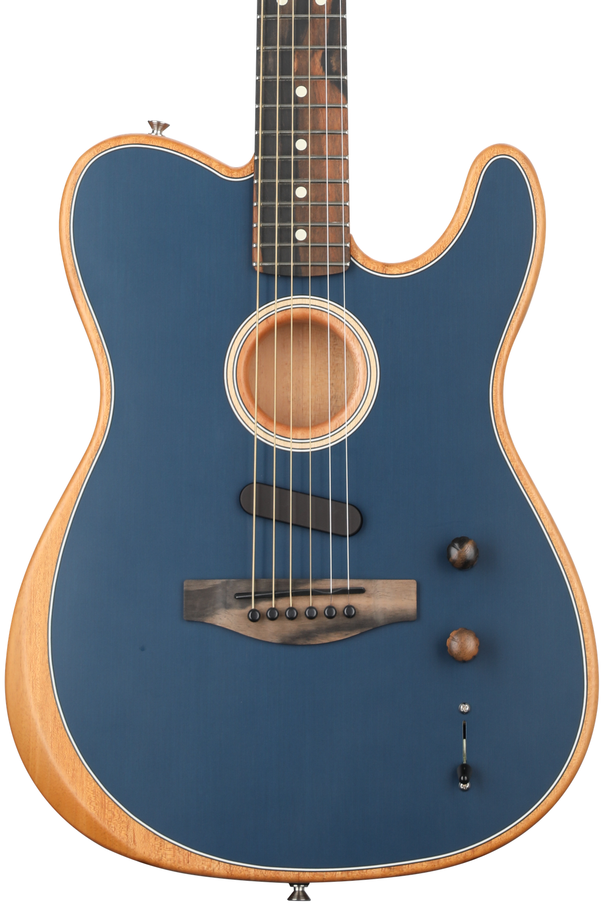 ノ*ー様 Fender American Acoustasonic Teleca Fender American Acoustasonic Telecaster - Steel Blue | Sweetwater