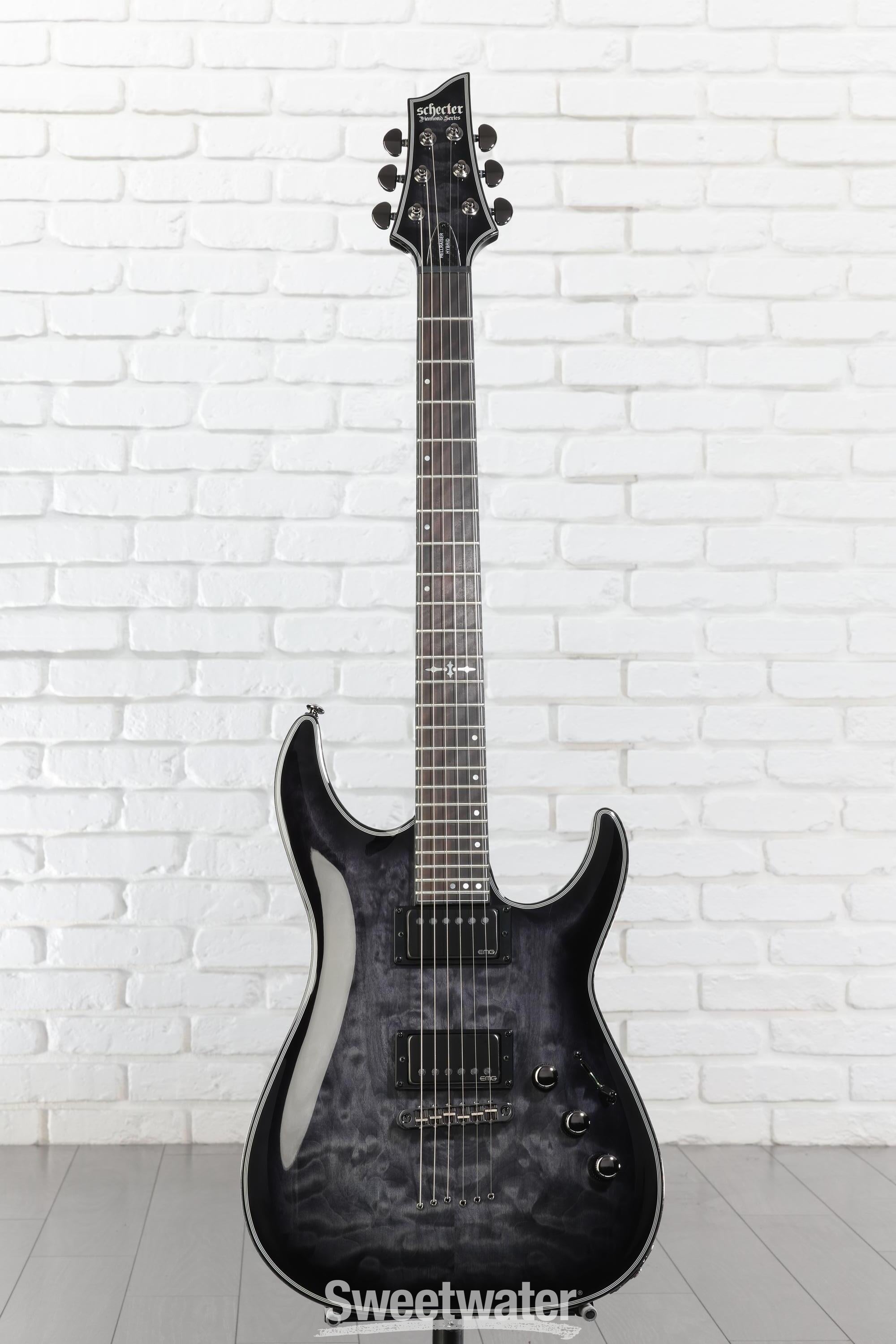 Schecter Hellraiser Hybrid C-1 - Trans Black Burst | Sweetwater