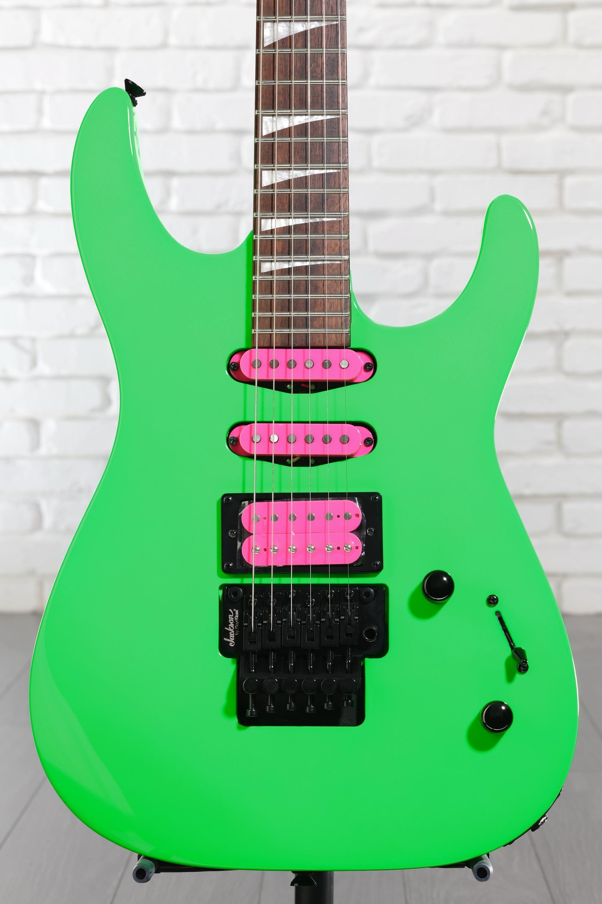 Jackson X Series Dinky DK3XR HSS Electric Guitar - Neon Green