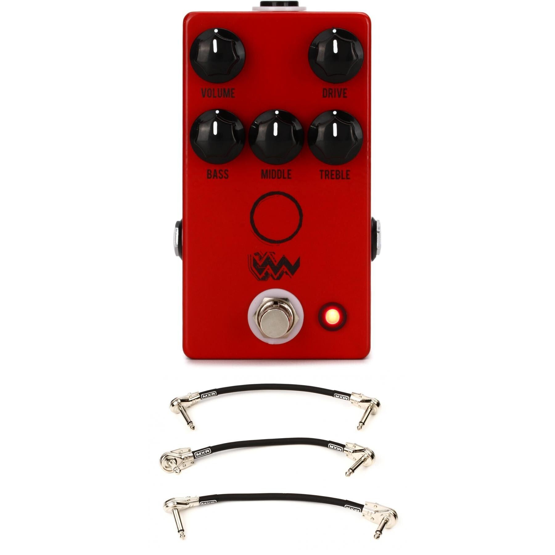 JHS Angry Charlie V3 Channel Drive Pedal with Patch Cables