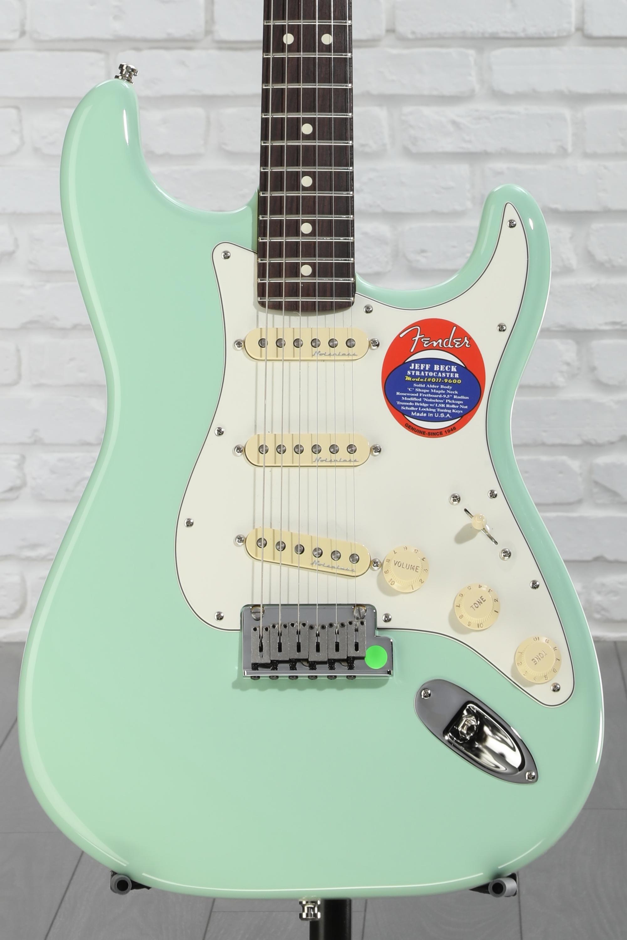 ギター Fender USA Jeff Beck Stratocaster Fender Jeff Beck Stratocaster Electric Guitar Olympic White