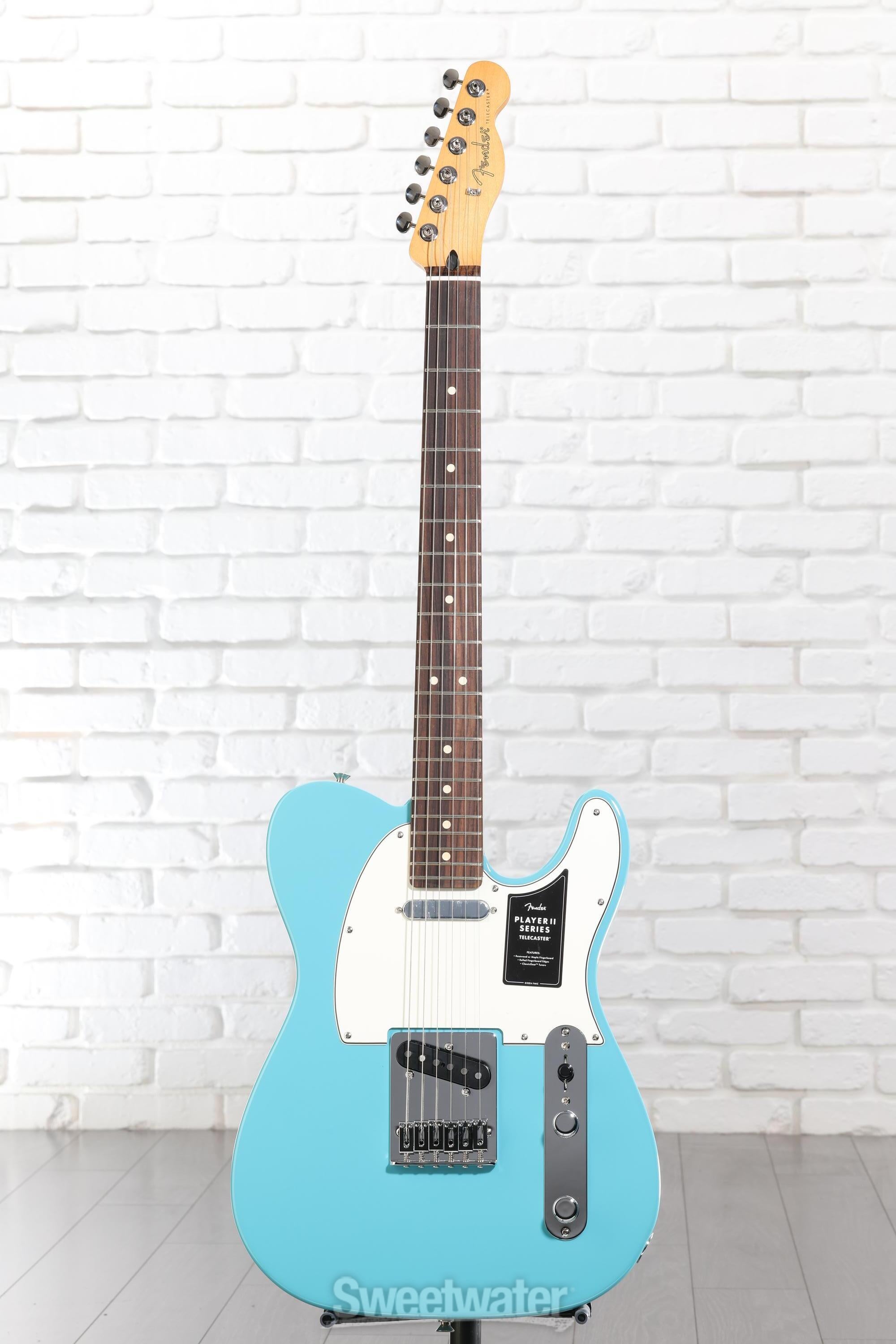 Fender Player II Telecaster Electric Guitar - Aquatone Blue with