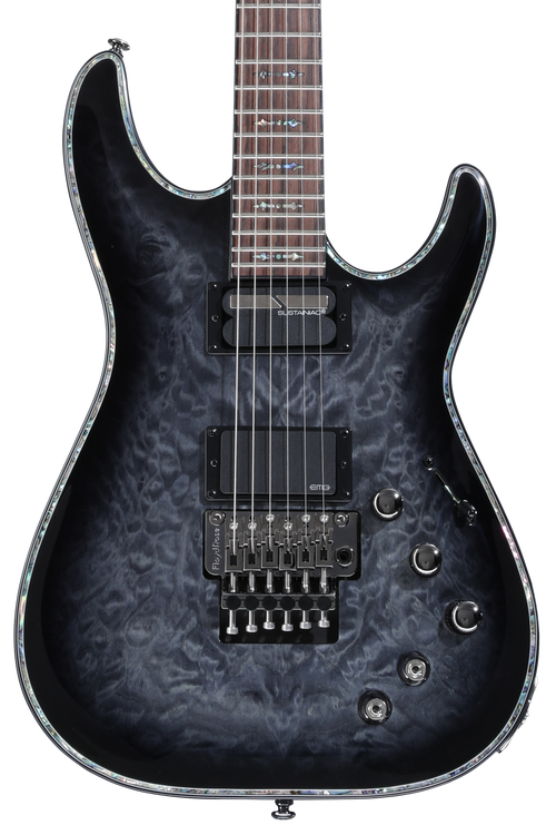 Schecter Hellraiser C-1 FR-S - Trans Black Burst - Sweetwater Exclusive