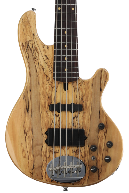 Lakland Skyline 55-02 Deluxe 5-string Bass Guitar - Spalted
