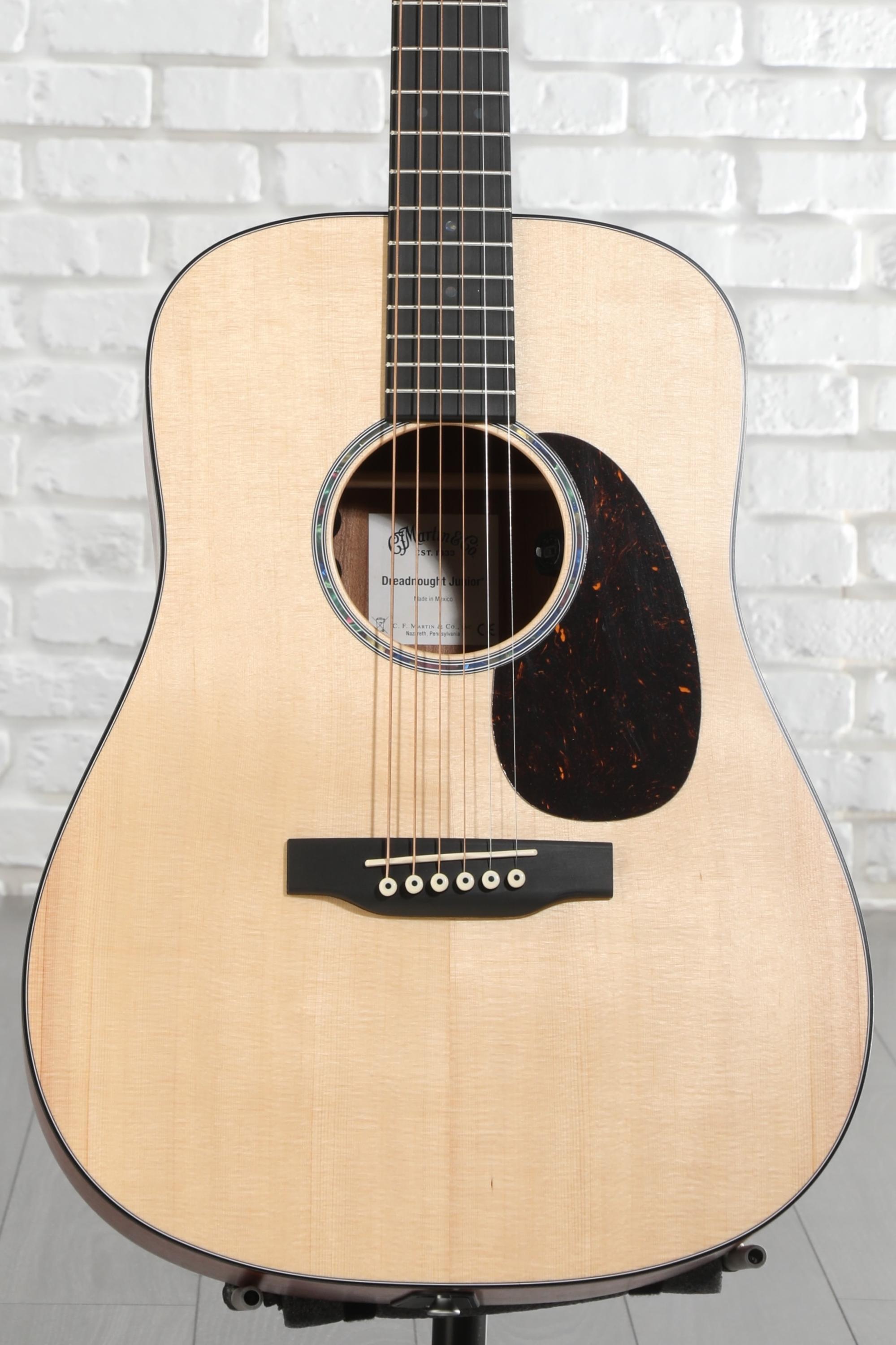 Martin D Jr-E Acoustic-electric Guitar - Natural | Sweetwater
