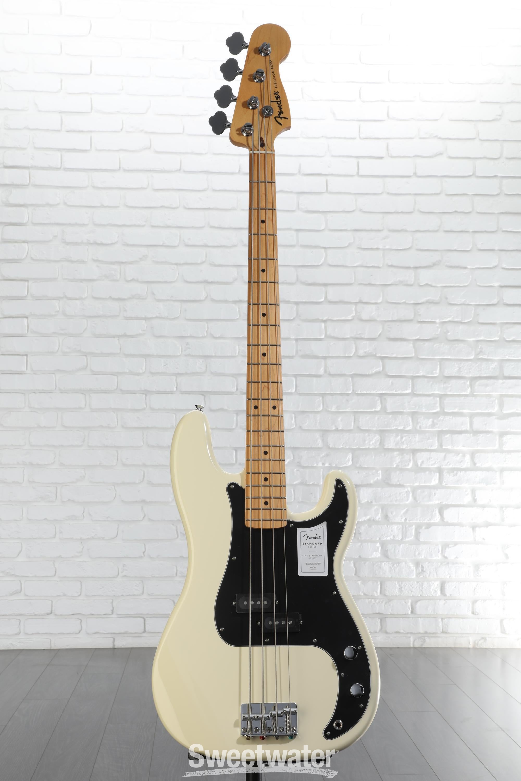 Fender Standard Precision Bass - Olympic White | Sweetwater