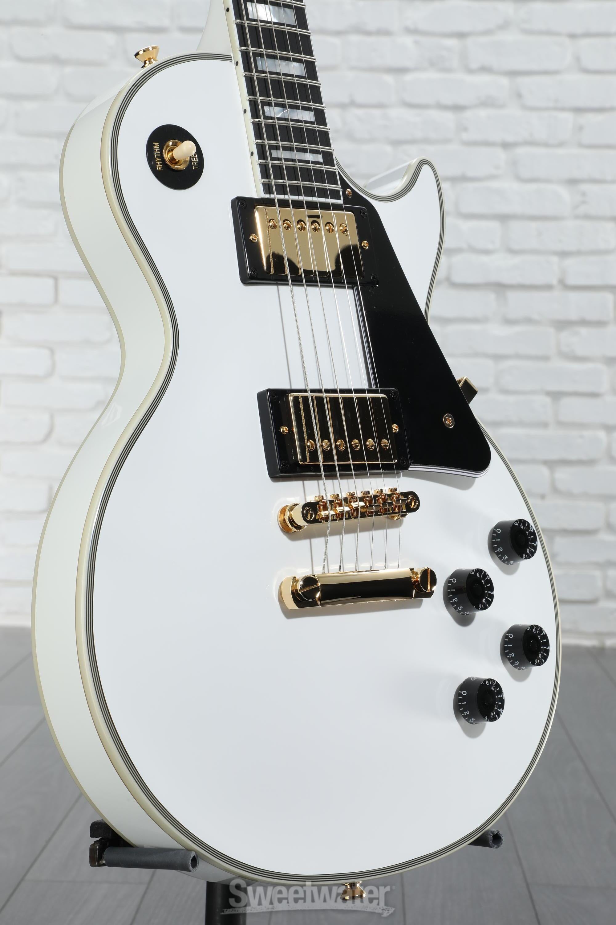 Epiphone Les Paul Custom Electric Guitar Alpine White