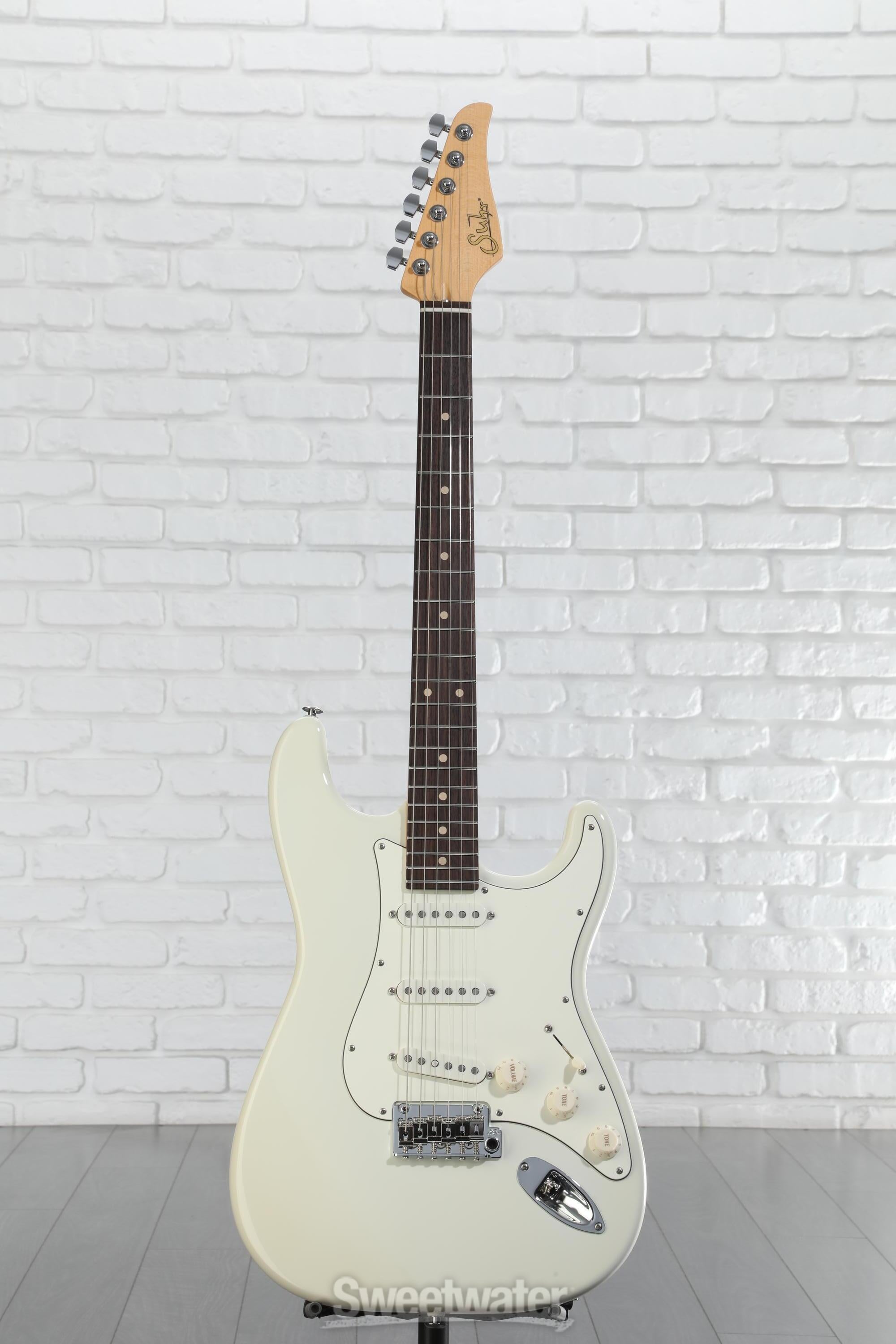Suhr Classic S SSS Electric Guitar - Olympic White | Sweetwater