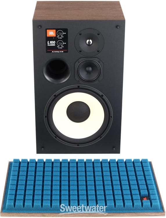 JBL L100 Classic Bookshelf Speaker Blue Sweetwater