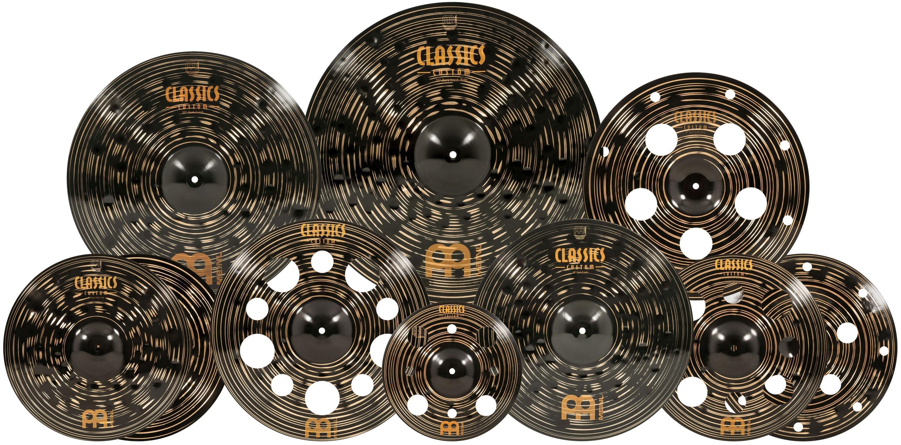 Meinl Cymbals Classics Custom Dark Ultimate Set - 12/16/16/18/18/18/20/22  inch