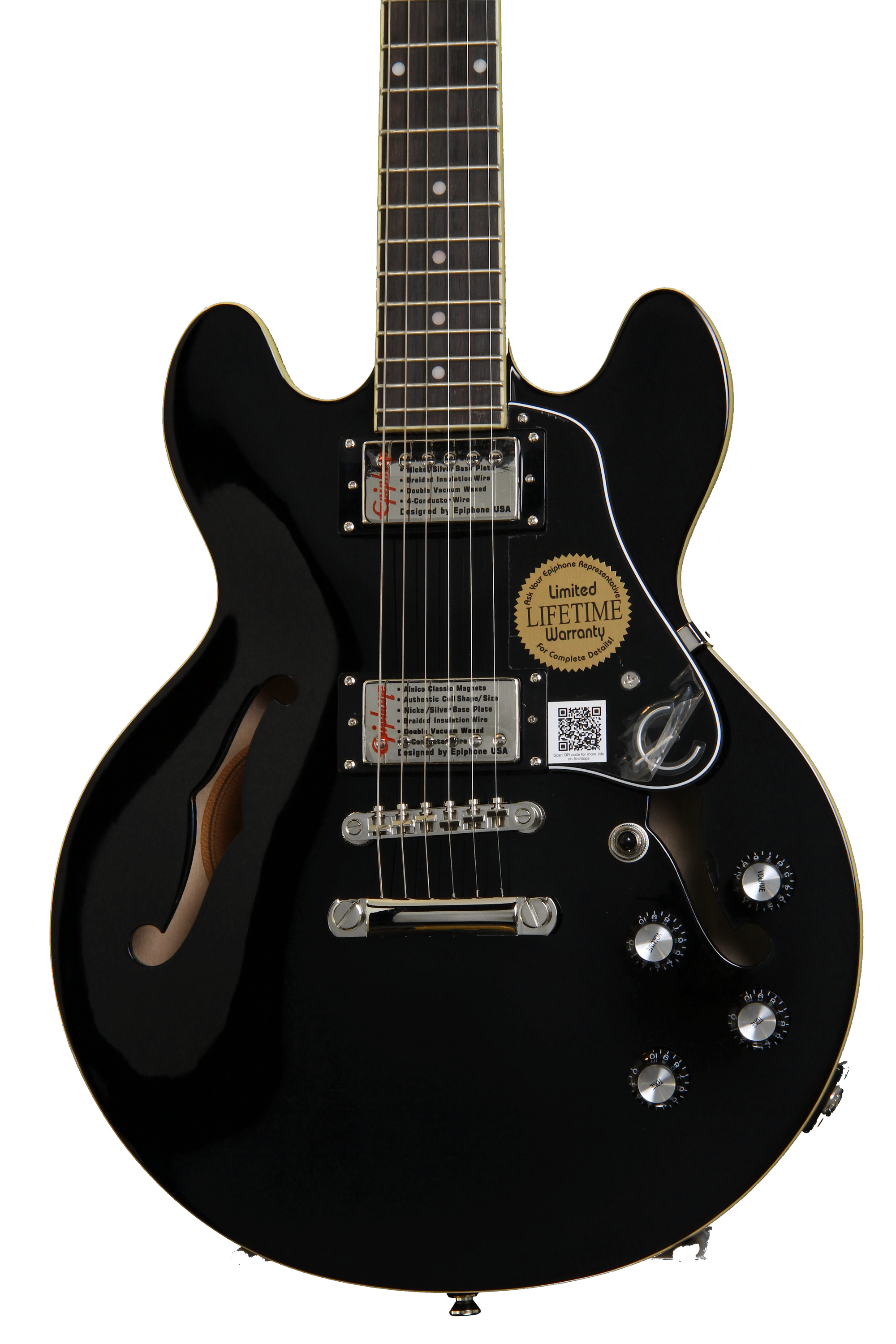 Epiphone ES-339 PRO - Ebony | Sweetwater Epiphone ES-339 PRO - Ebony | Sweetwater