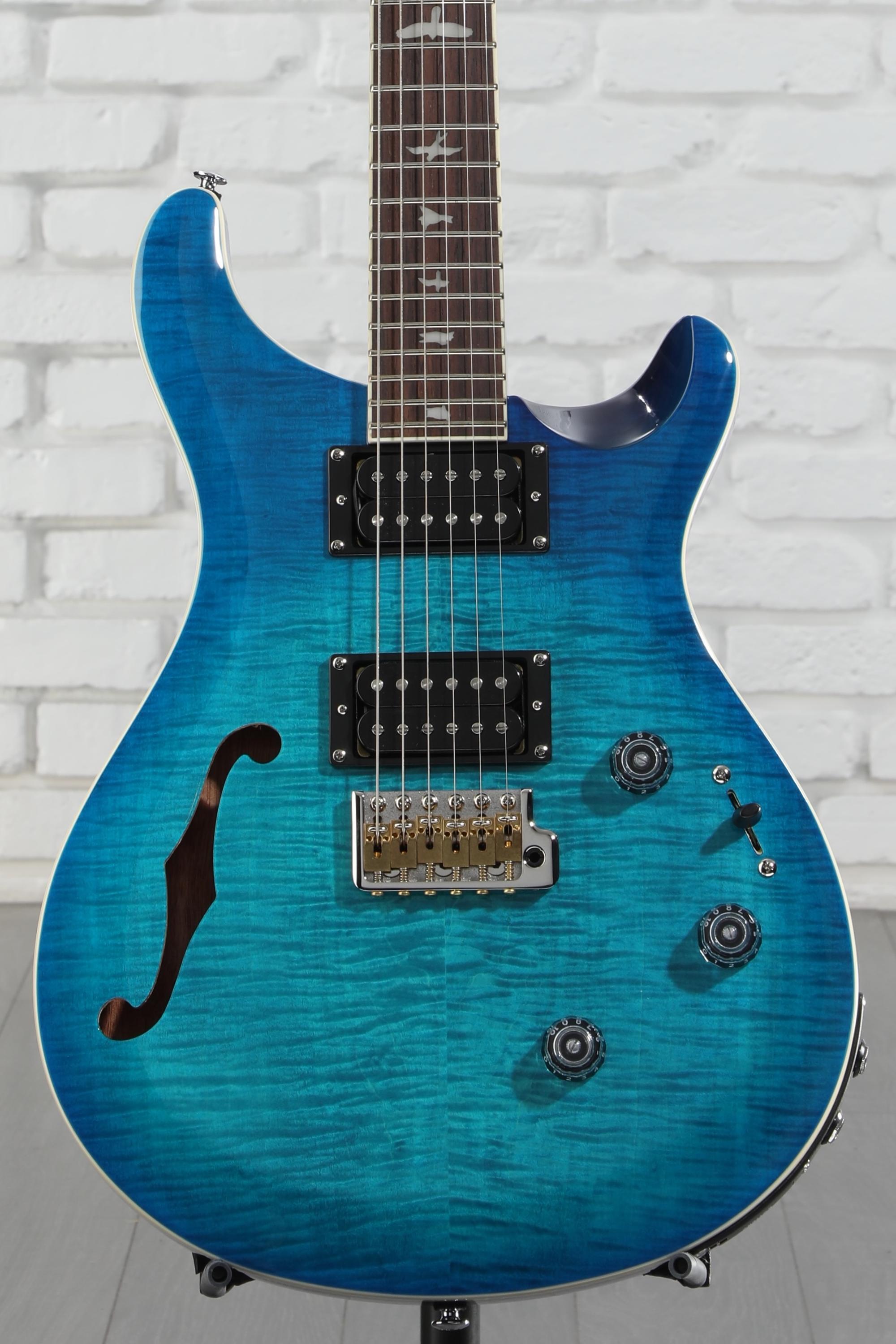 ギター PRS SE Custom 24 semi-hollow piezo Amazon.com: PRS SE Custom 24 Semi-Hollow Piezo, Orange Tiger