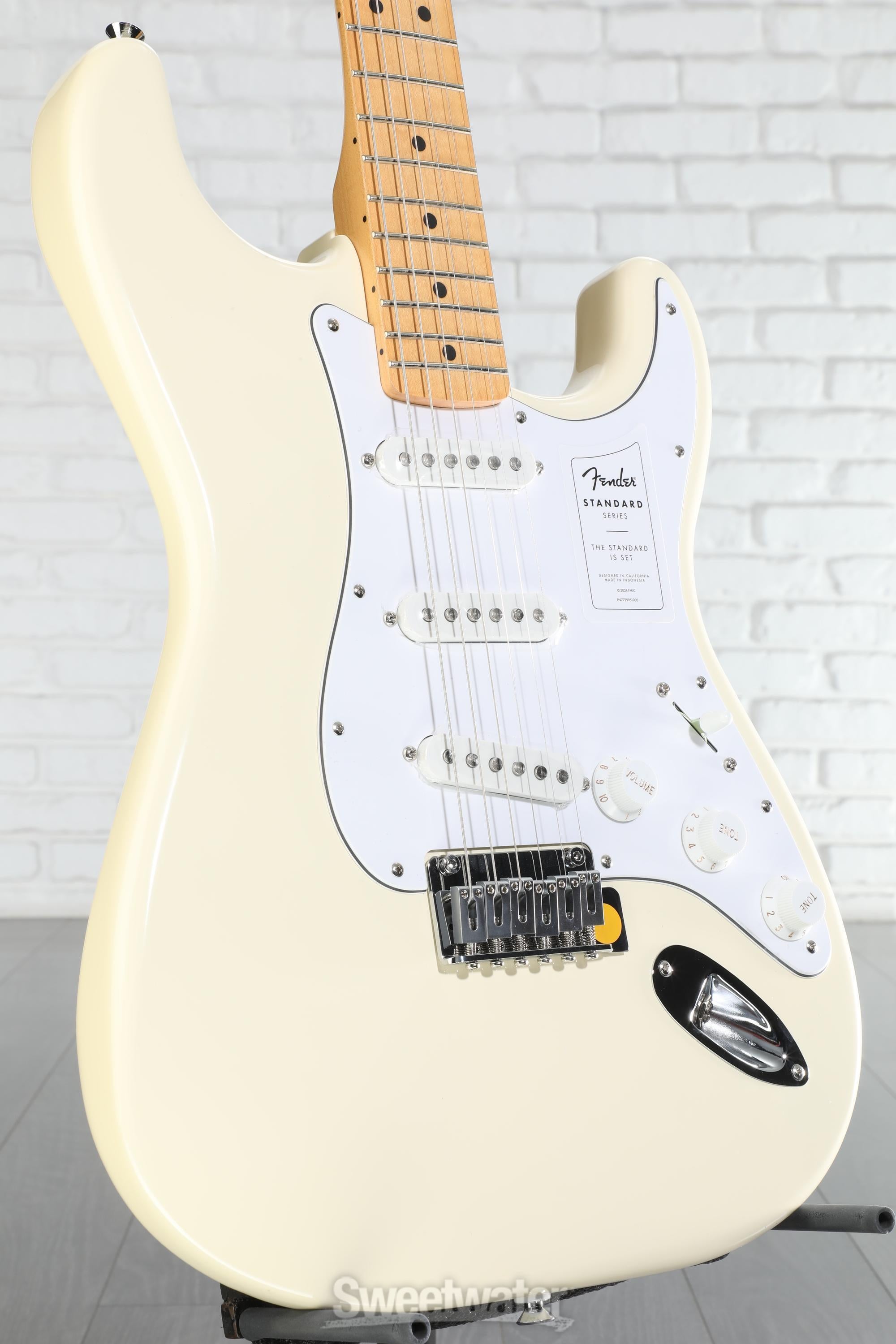 Fender Standard Stratocaster Electric Guitar - Olympic White