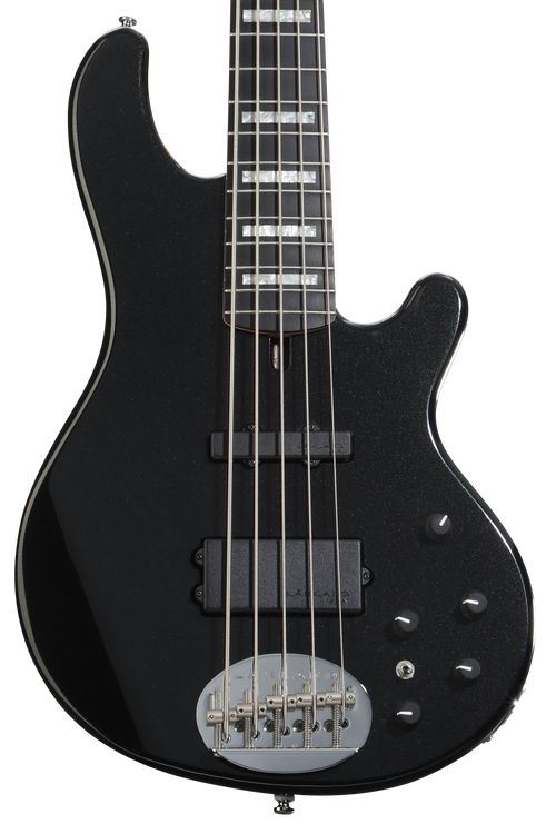 Lakland Skyline 55-02 Custom Bass Guitar - Black Sparkle with