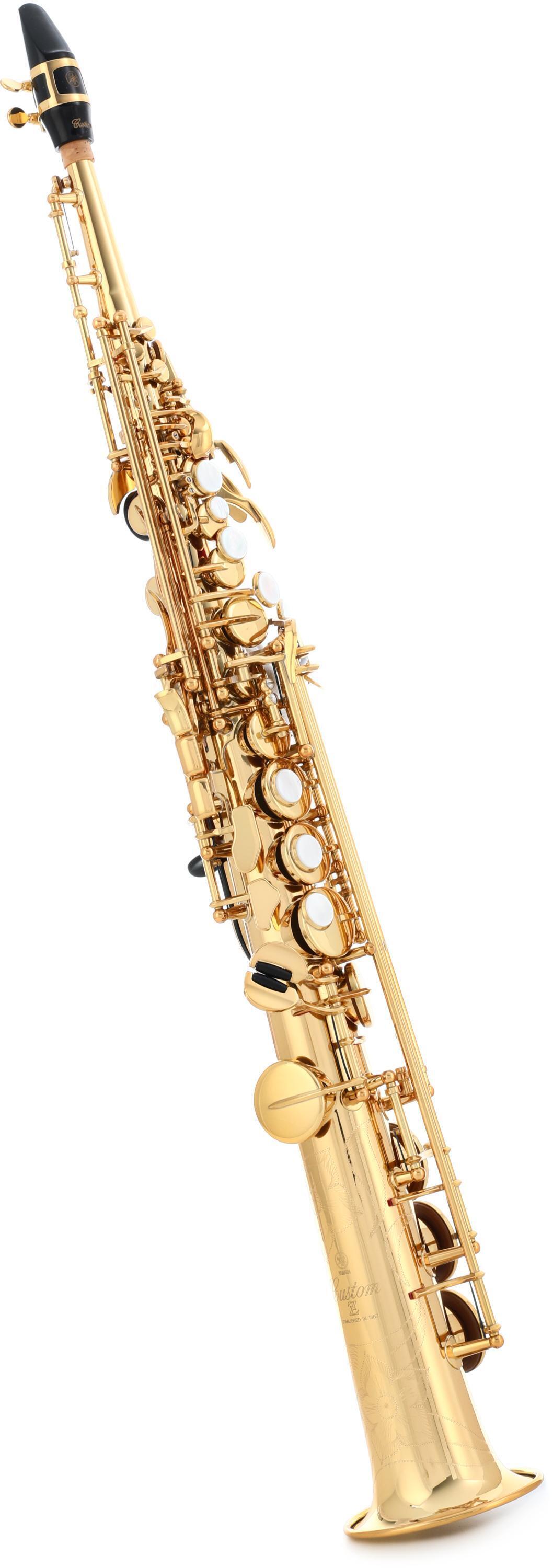 Yamaha YSS-82Z Custom Z Professional Soprano Saxophone - Gold Lacquer