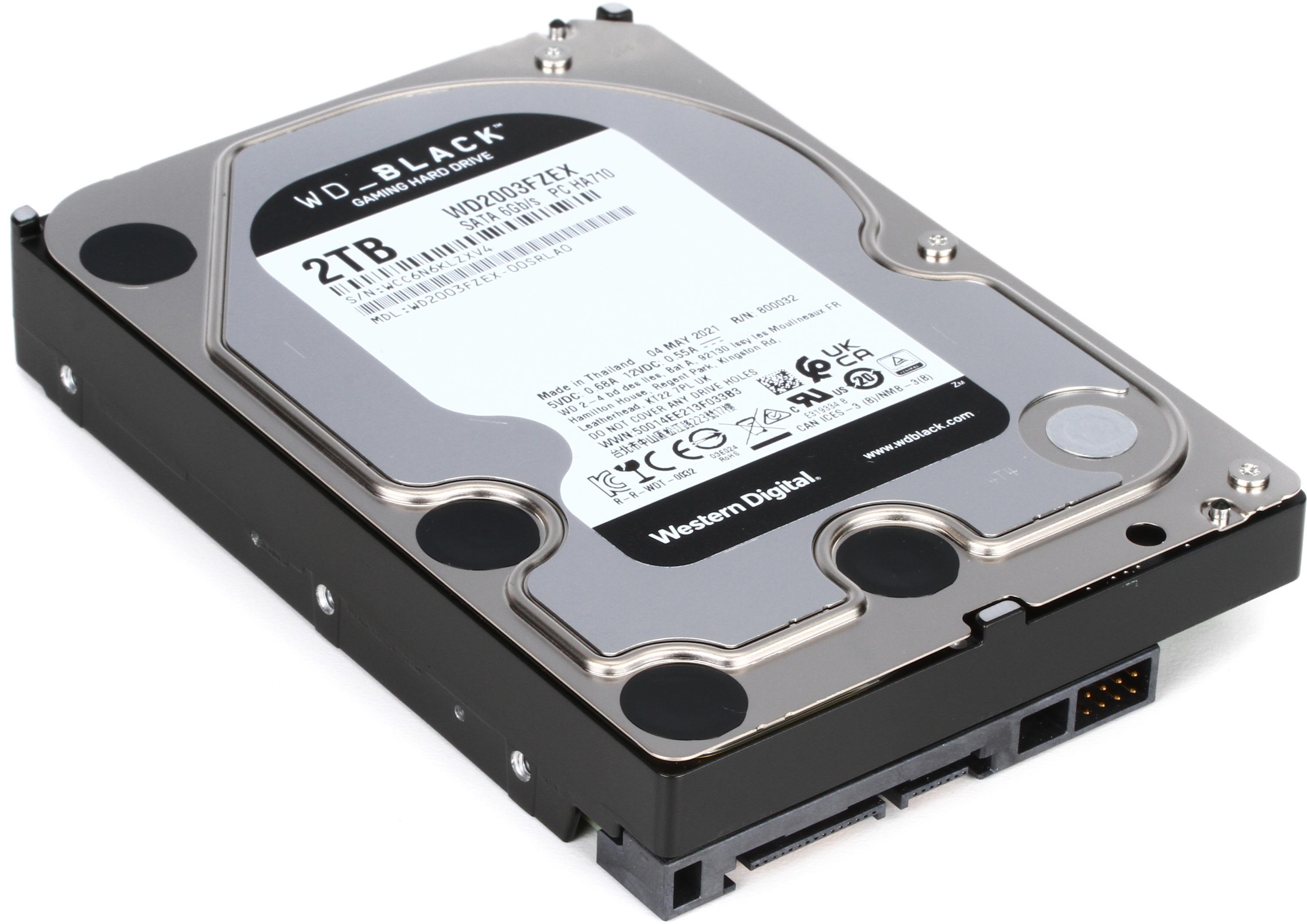 WD Black 2TB 3.5-inch Performance Hard Drive | Sweetwater