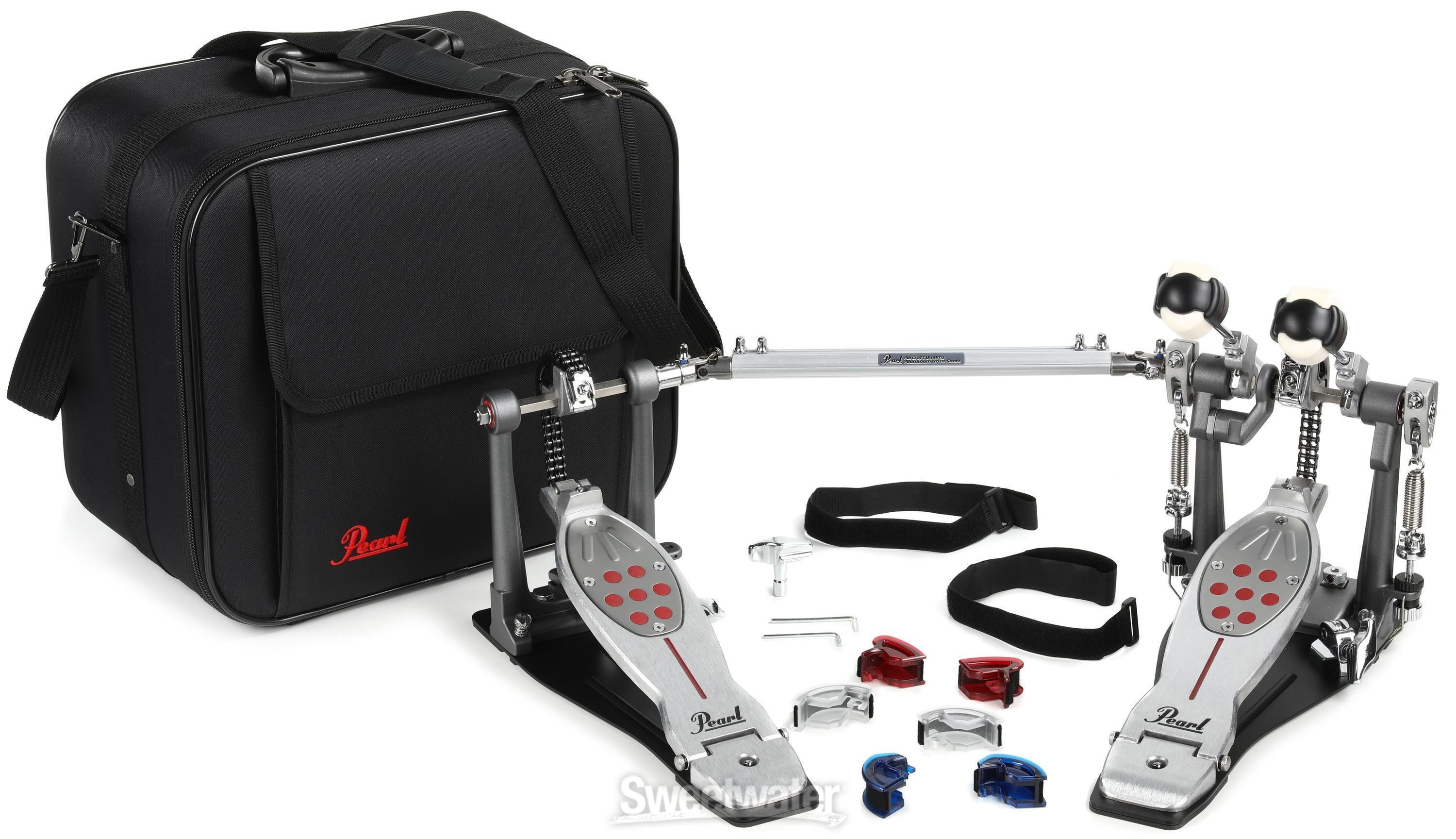 Pearl P2052C Eliminator Redline Chain Drive Double Bass Drum Pedal 