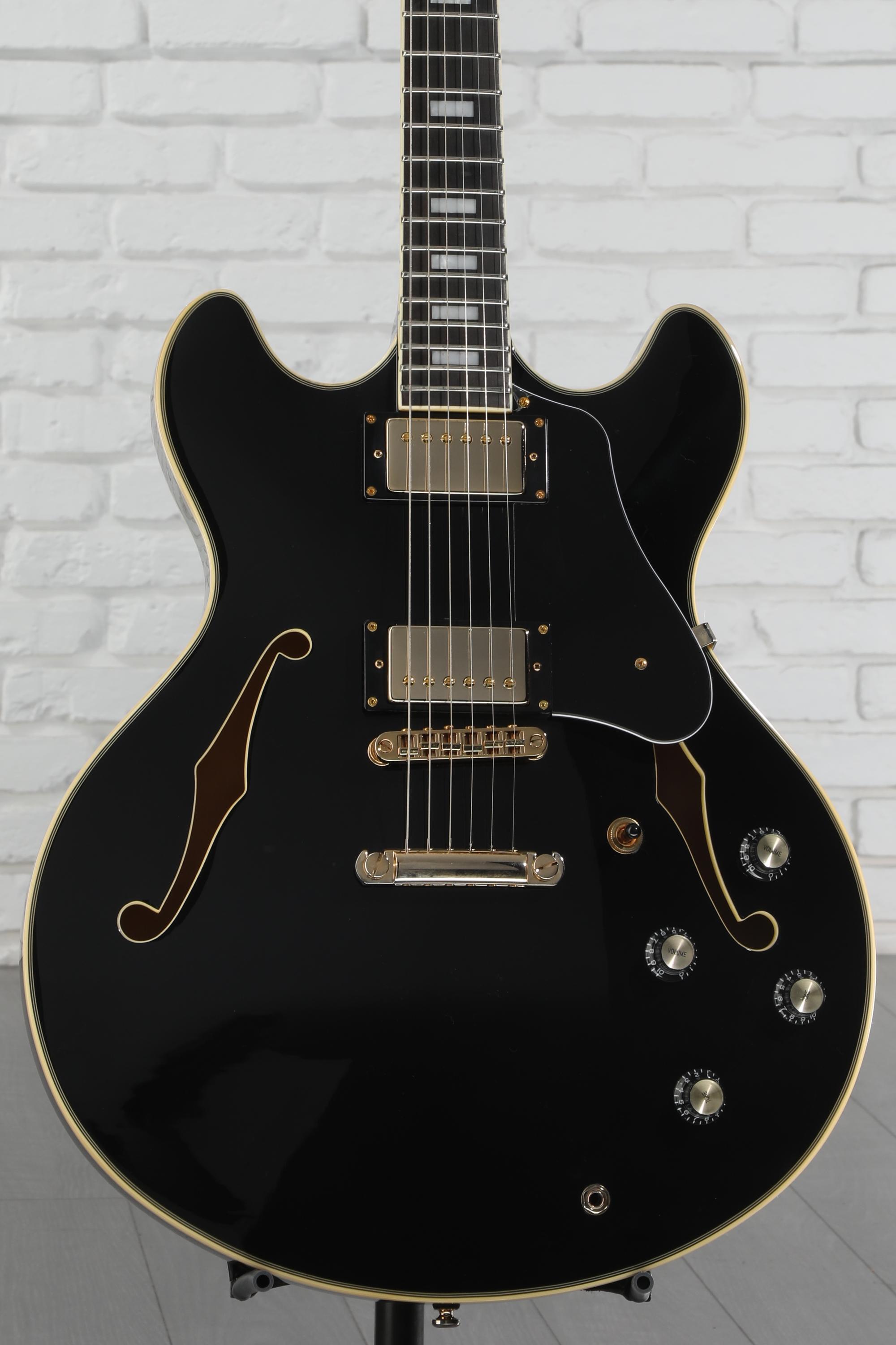 Sire Larry Carlton H7 Semi-hollow Electric Guitar - Black | Sweetwater