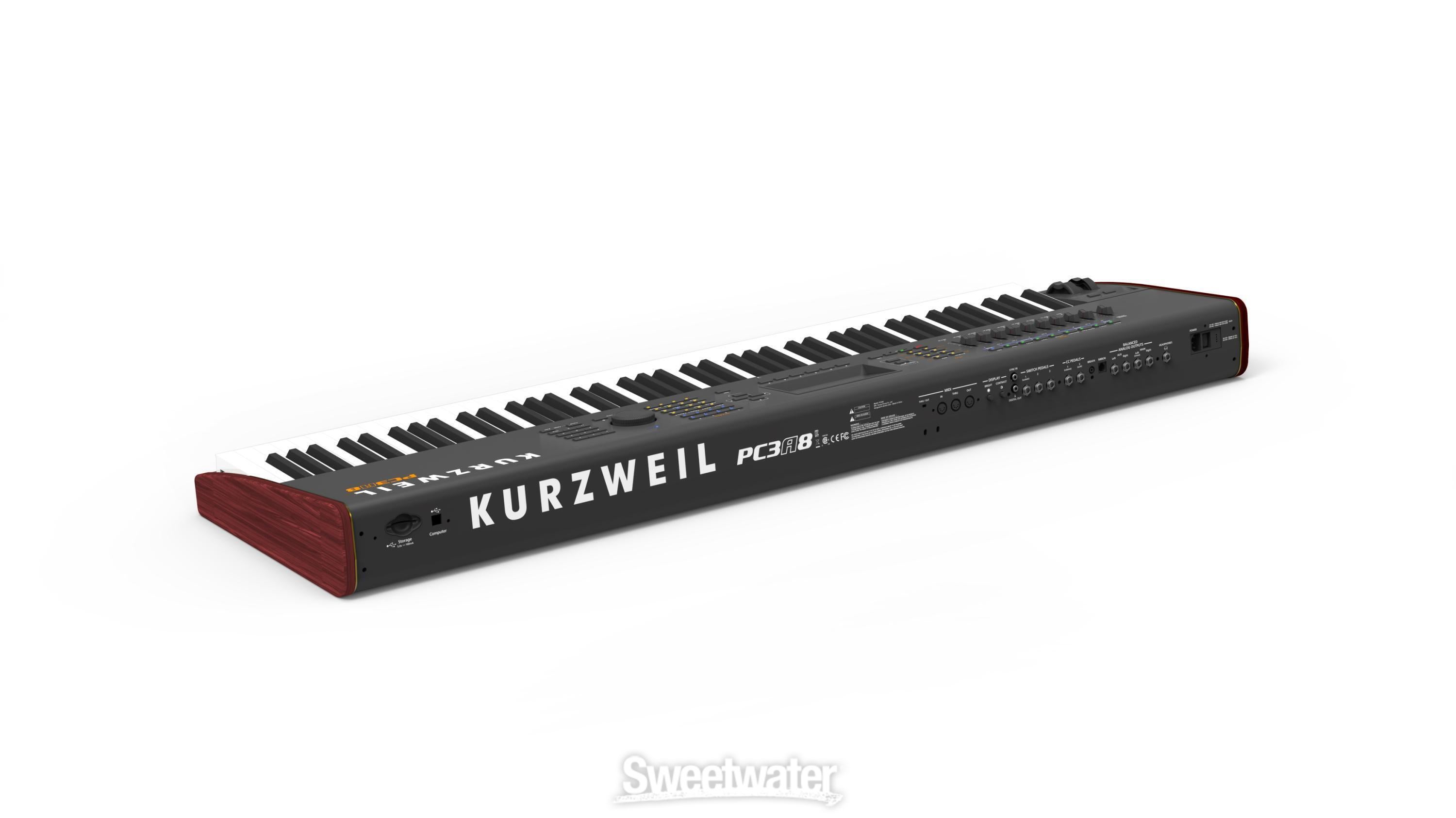 Kurzweil PC3A8 88-key Synthesizer Workstation | Sweetwater