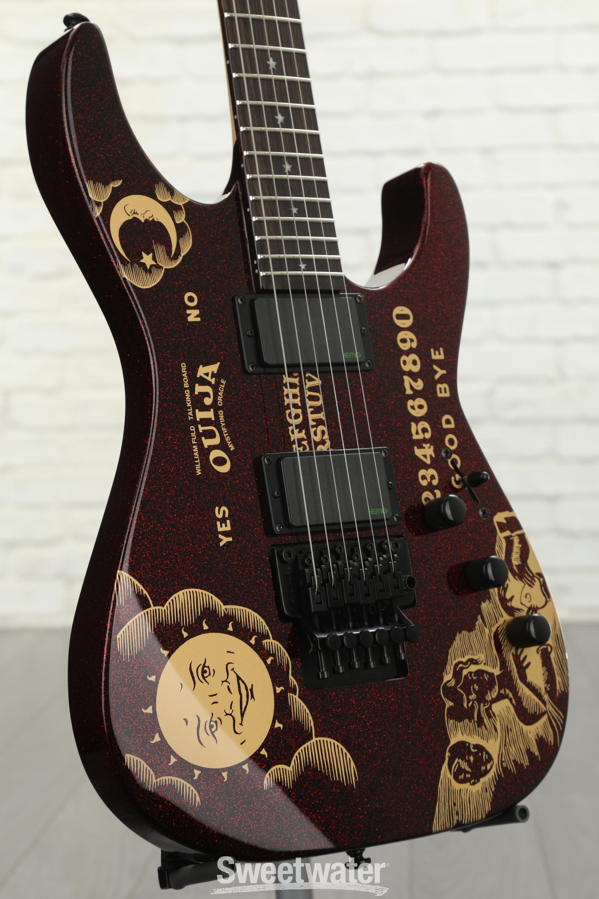 Esp ltd deals ouija red sparkle