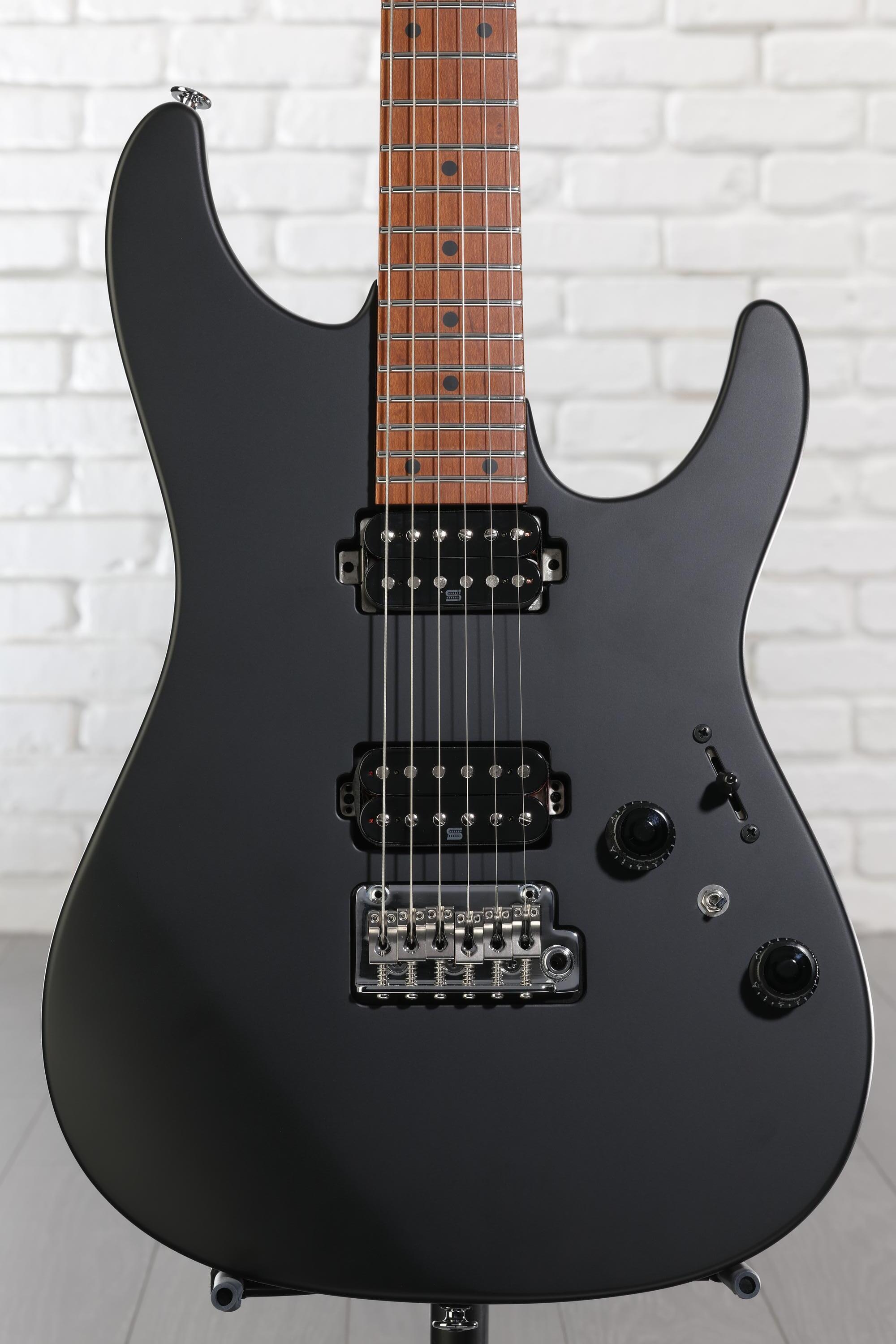 Ibanez Prestige AZ2402 Electric Guitar - Black Flat | Sweetwater