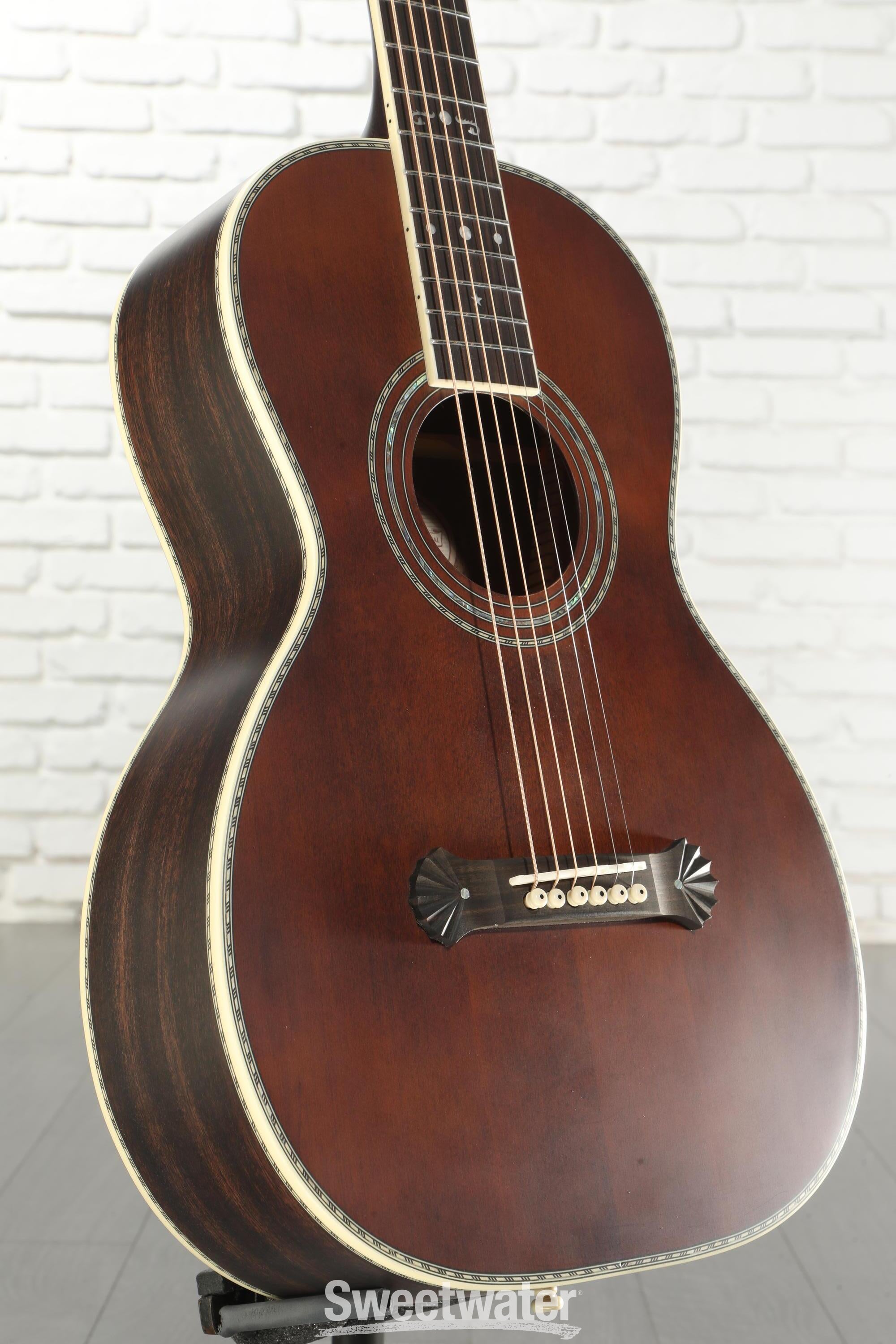 Photo of Washburn R310K Victorian Acoustic Guitar - Antique Brown Matte