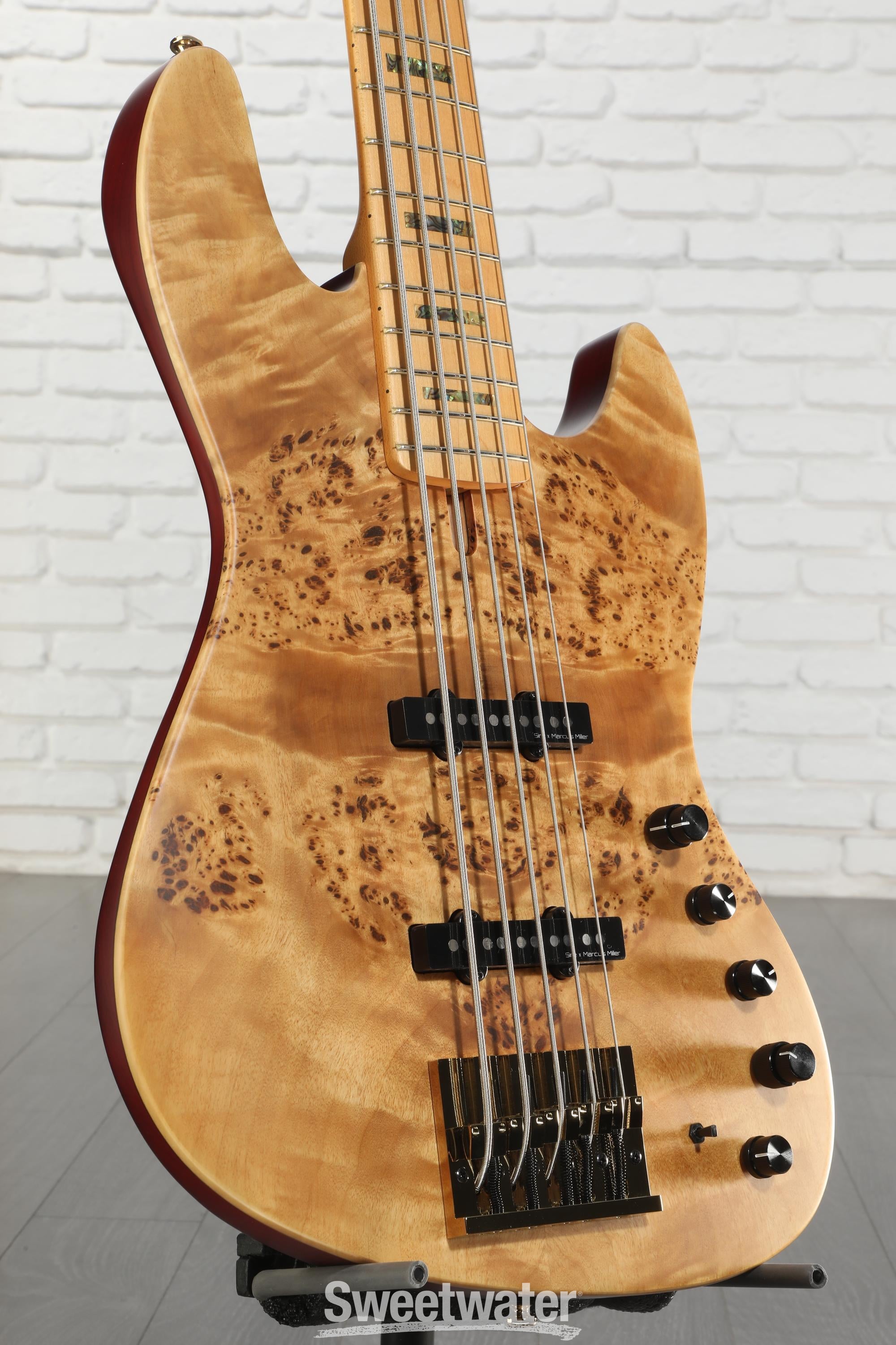 Sire Marcus Miller V10 5-string Bass Guitar - Natural Satin