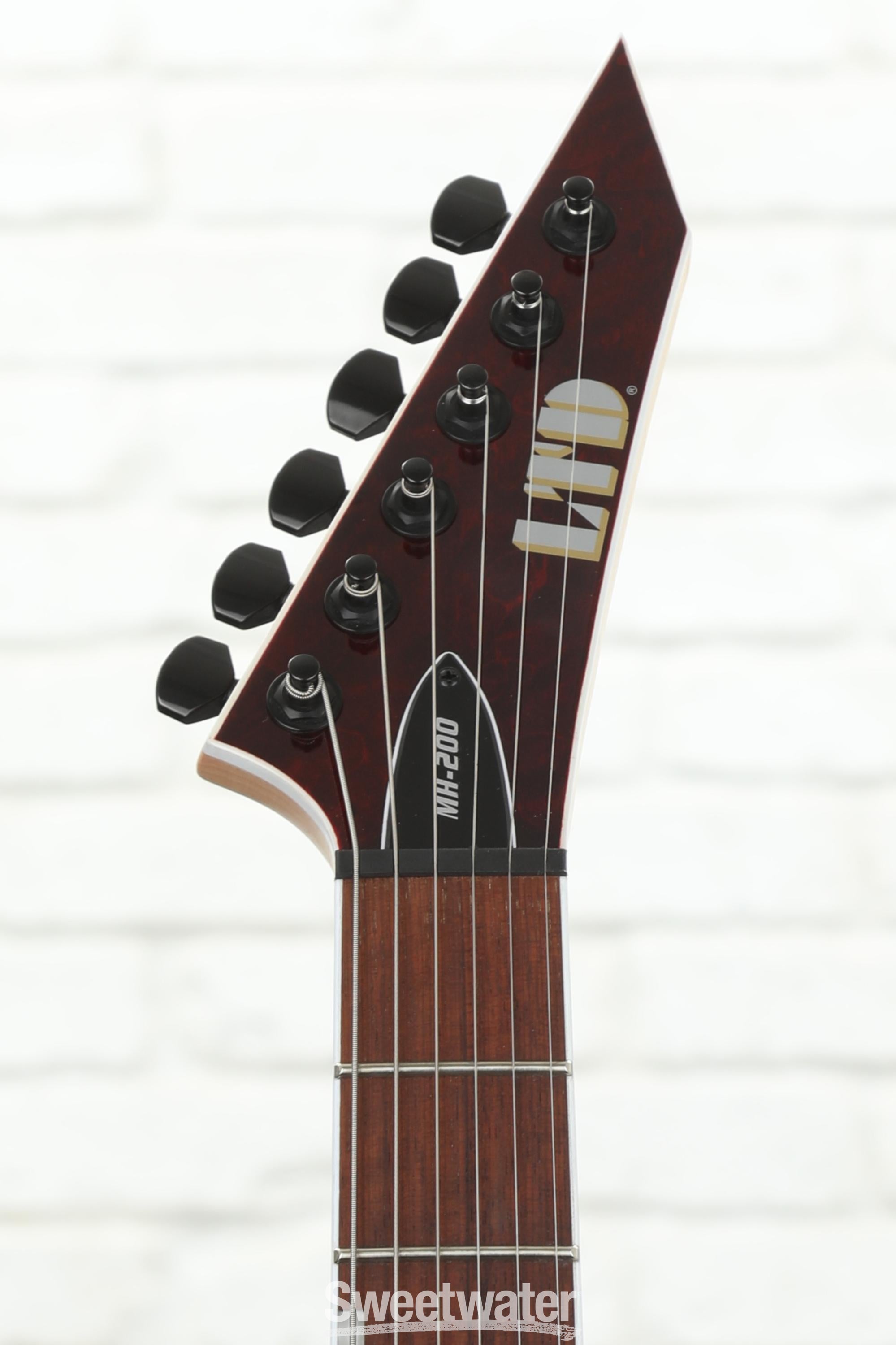 ESP LTD MH-200QM NT - See Thru Black Cherry