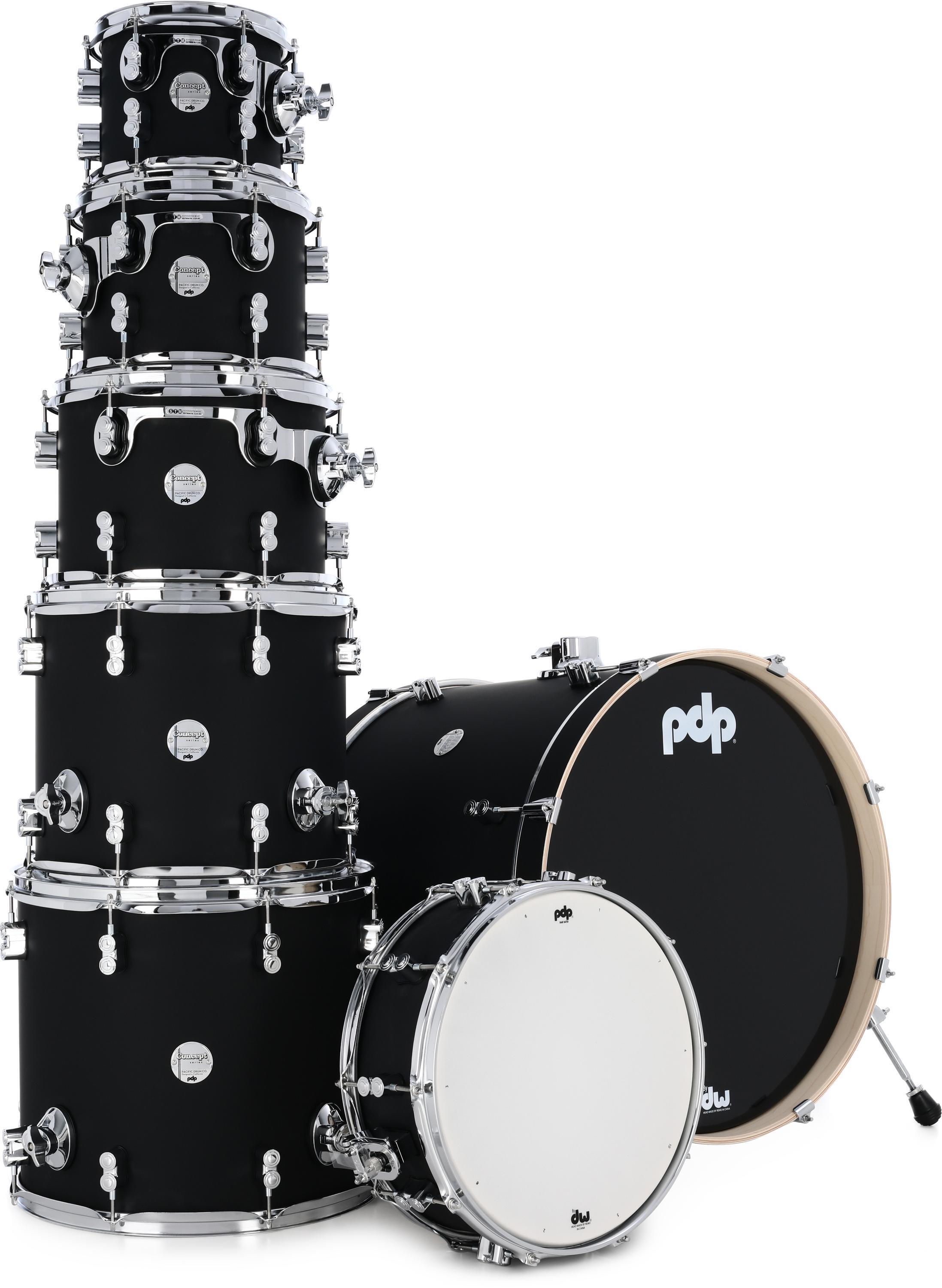 Photo of PDP Concept Maple 7-piece Shell Pack - Satin Black