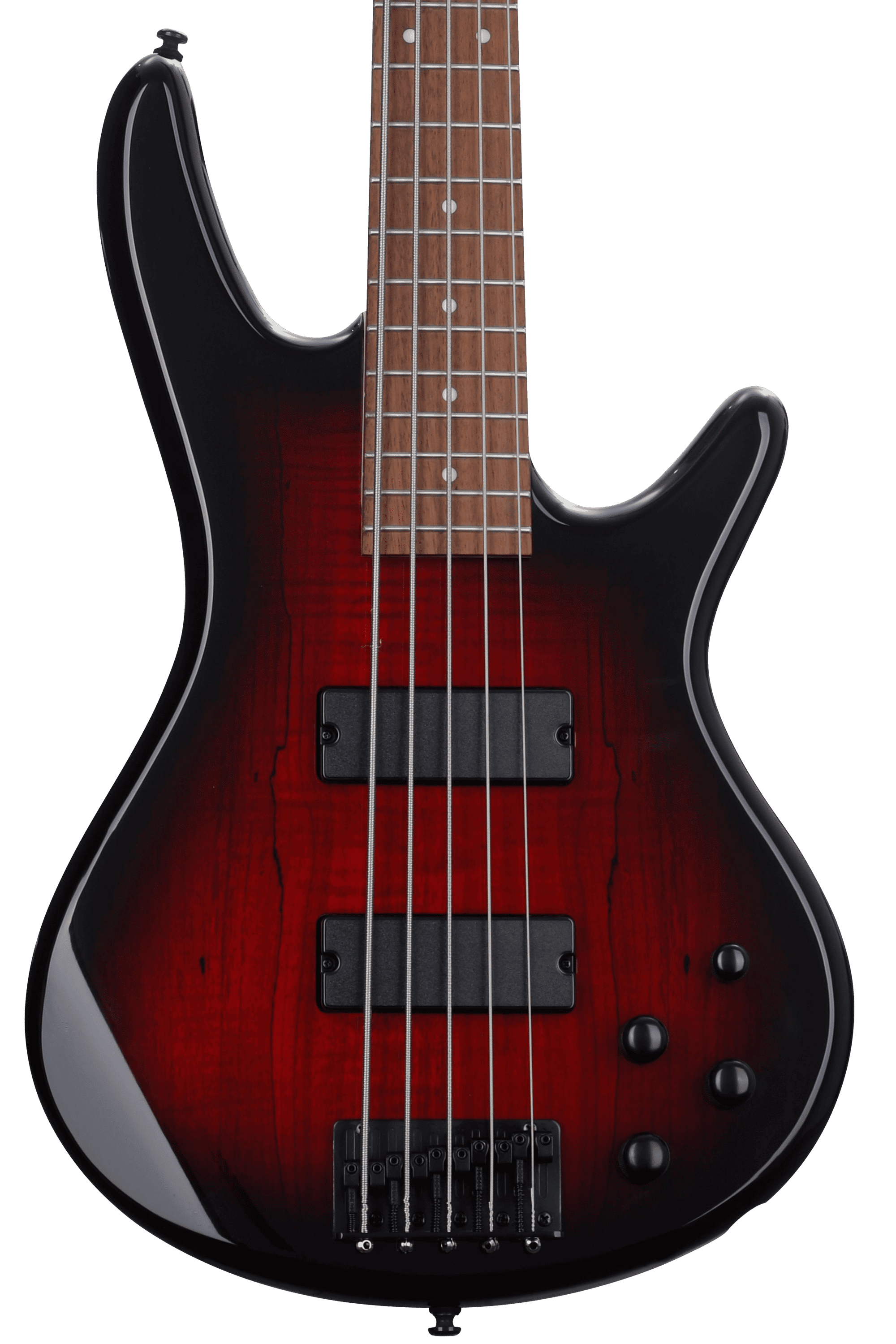 Ibanez Gio GSR205SMCNB Bass Guitar - Spalted Maple, Charcoal Brown 
