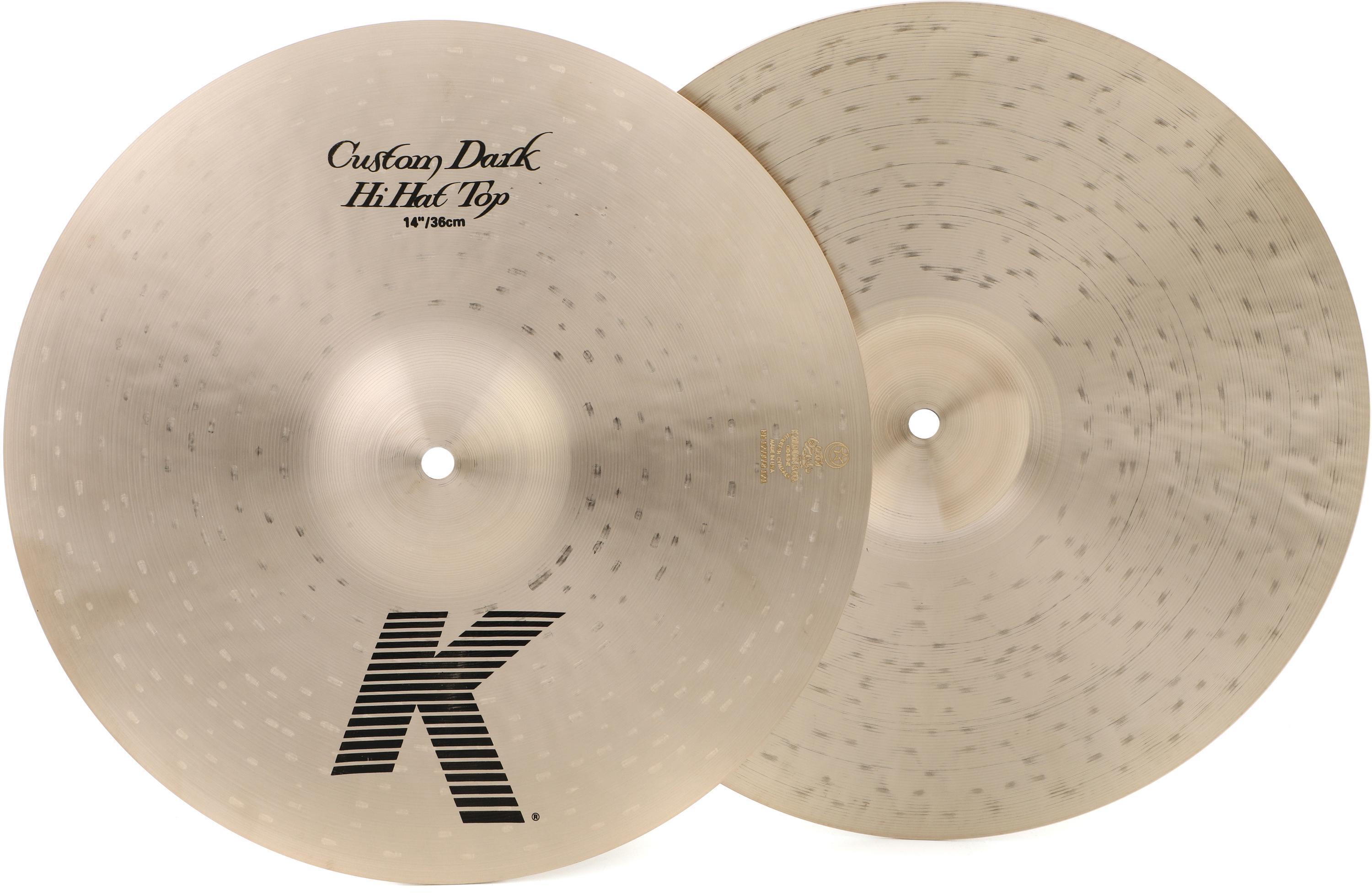 Zildjian K Custom Dark Hi-hat Cymbals - 14 inch | Sweetwater