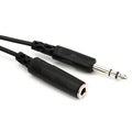 Photo of Hosa HPE-325 1/4 inch TRS Female to 1/4 inch TRS Male Headphone Extension Cable - 25 foot