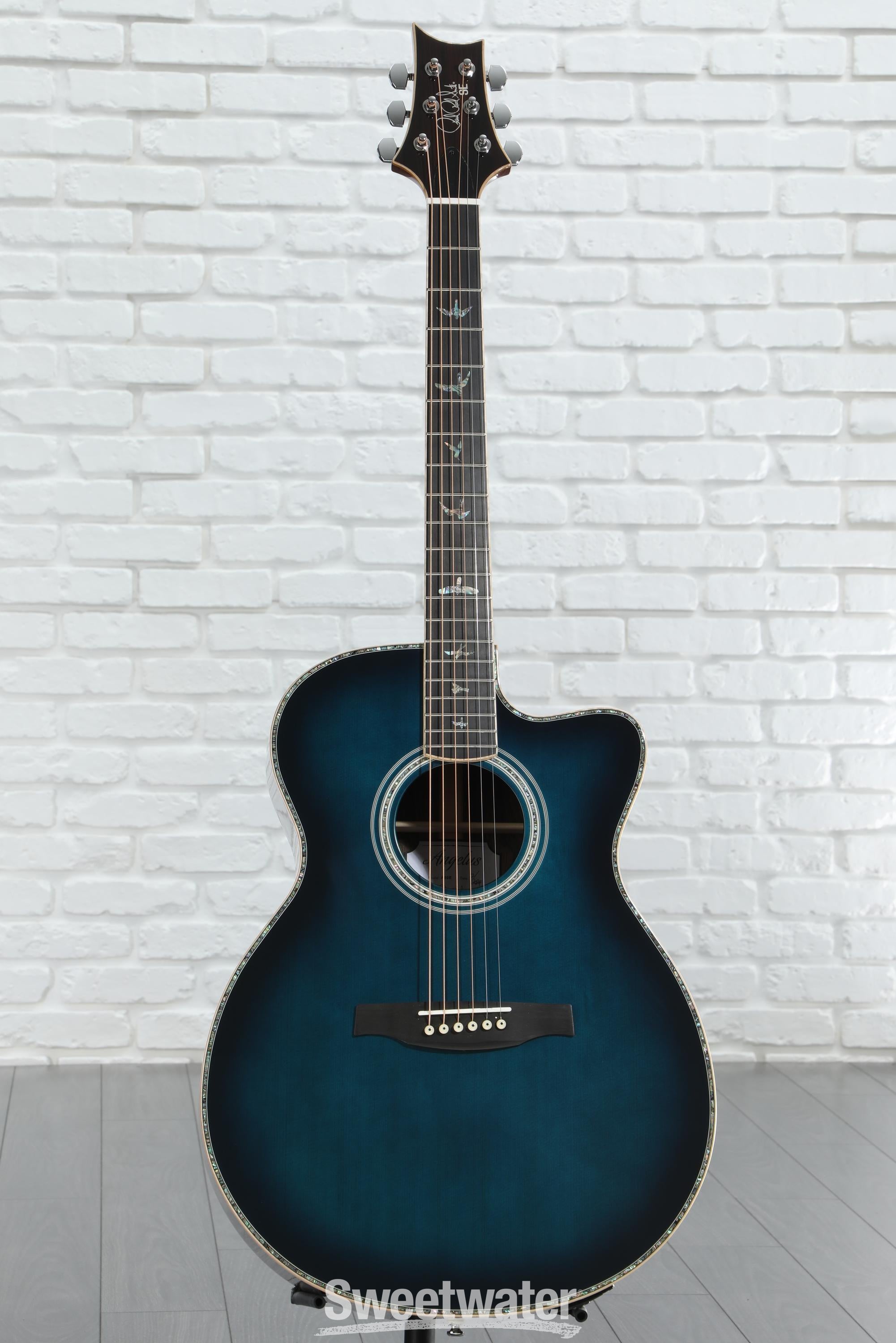PRS SE A60 Angelus Acoustic-electric Guitar - Cobalt Blue