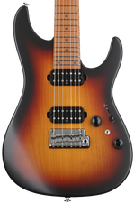 Photo of Ibanez Prestige AZ24027 7-string Electric Guitar - Tri Fade Burst Flat