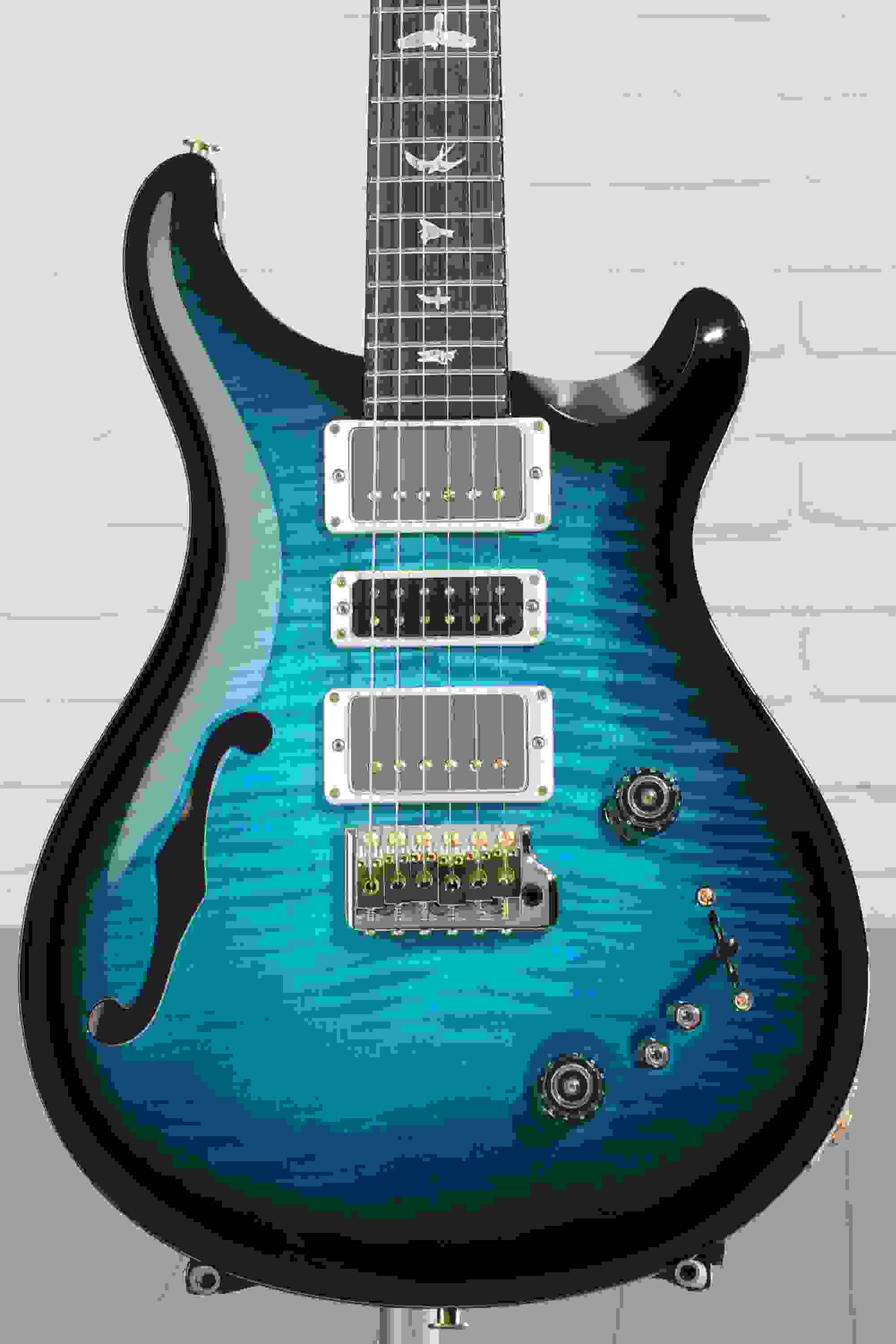 PRS Special SemiHollow Electric Guitar Carroll Blue Wraparound Smokeburst, 10Top Sweetwater