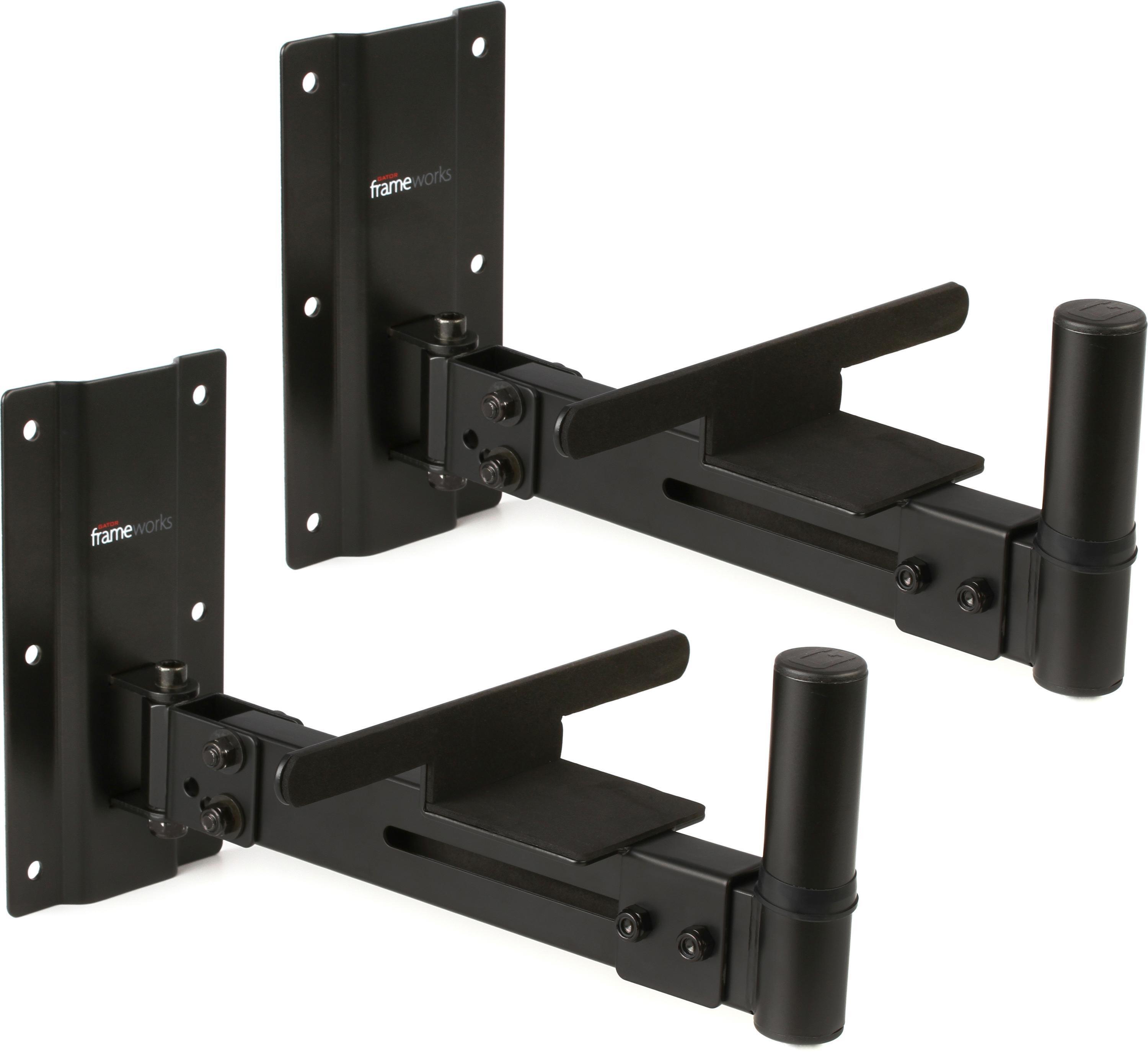 Photo of Gator Frameworks Wall Mount Speaker Stands (pair)