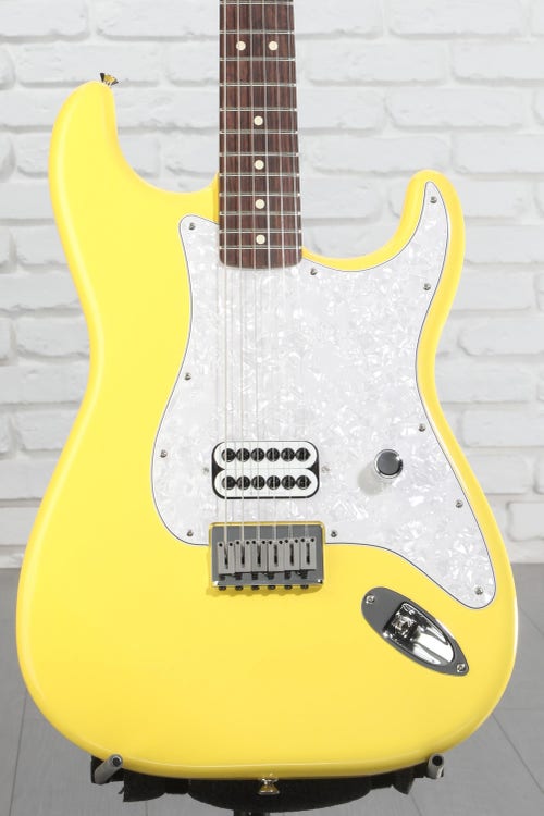 Fender Tom DeLonge Stratocaster Electric Guitar - Graffiti Yellow