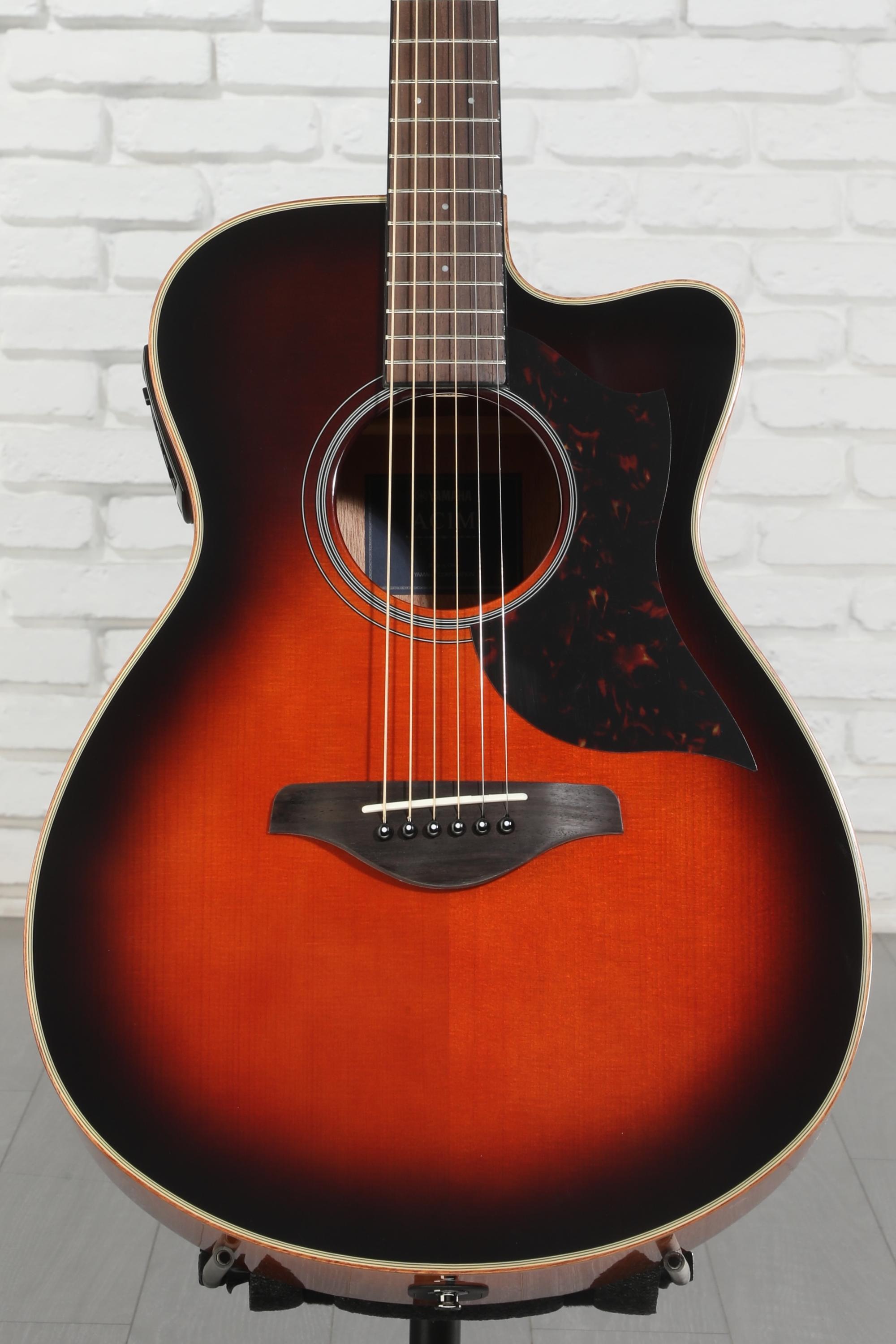 Yamaha AC1M Concert Cutaway Acoustic-electric Guitar - Tobacco