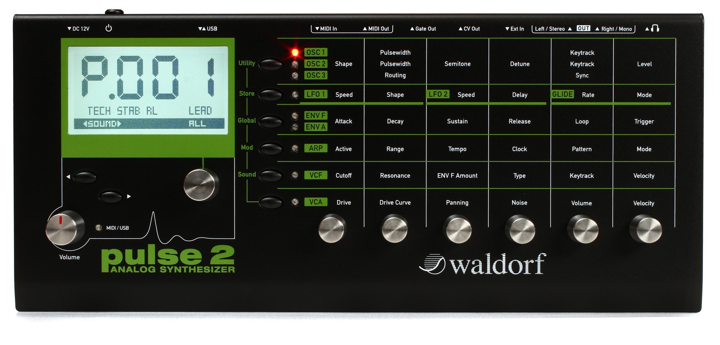 Waldorf Pulse 2 Analog Synthesizer | Sweetwater