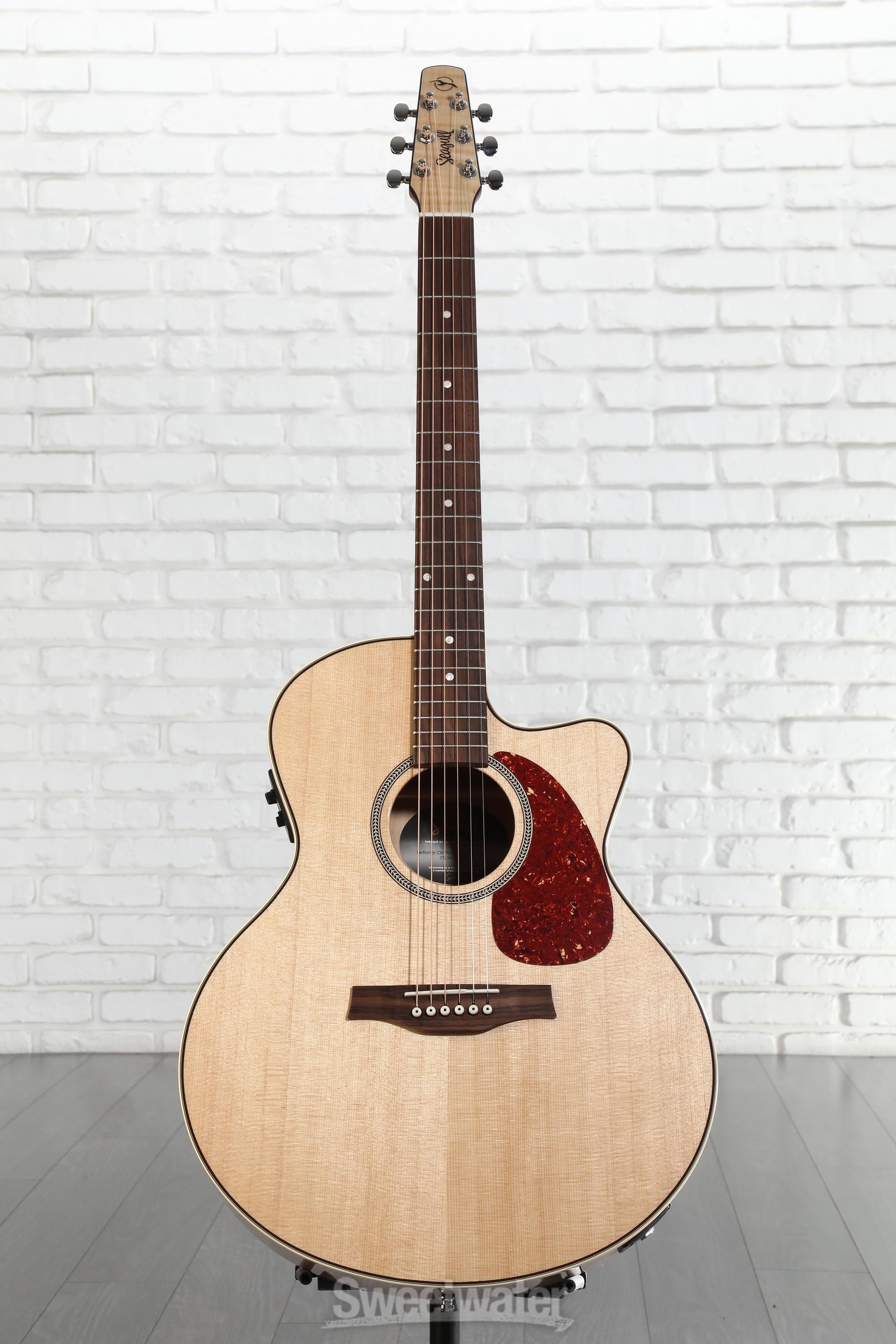 Seagull Guitars Performer Cutaway Mini-Jumbo Flame Maple Acoustic