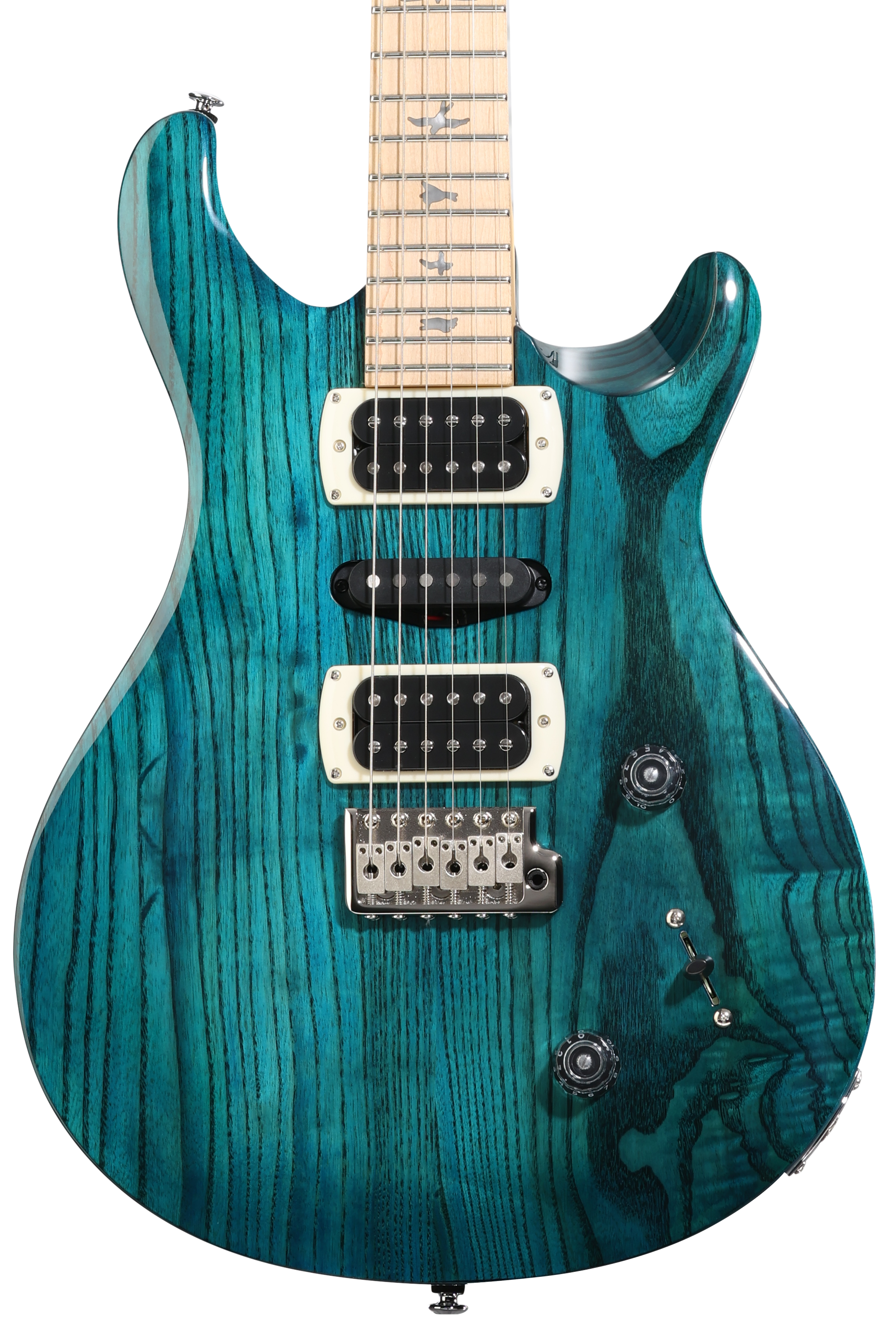 PRS SE Custom 24 Electric Guitar - Quilted Turquoise | Sweetwater
