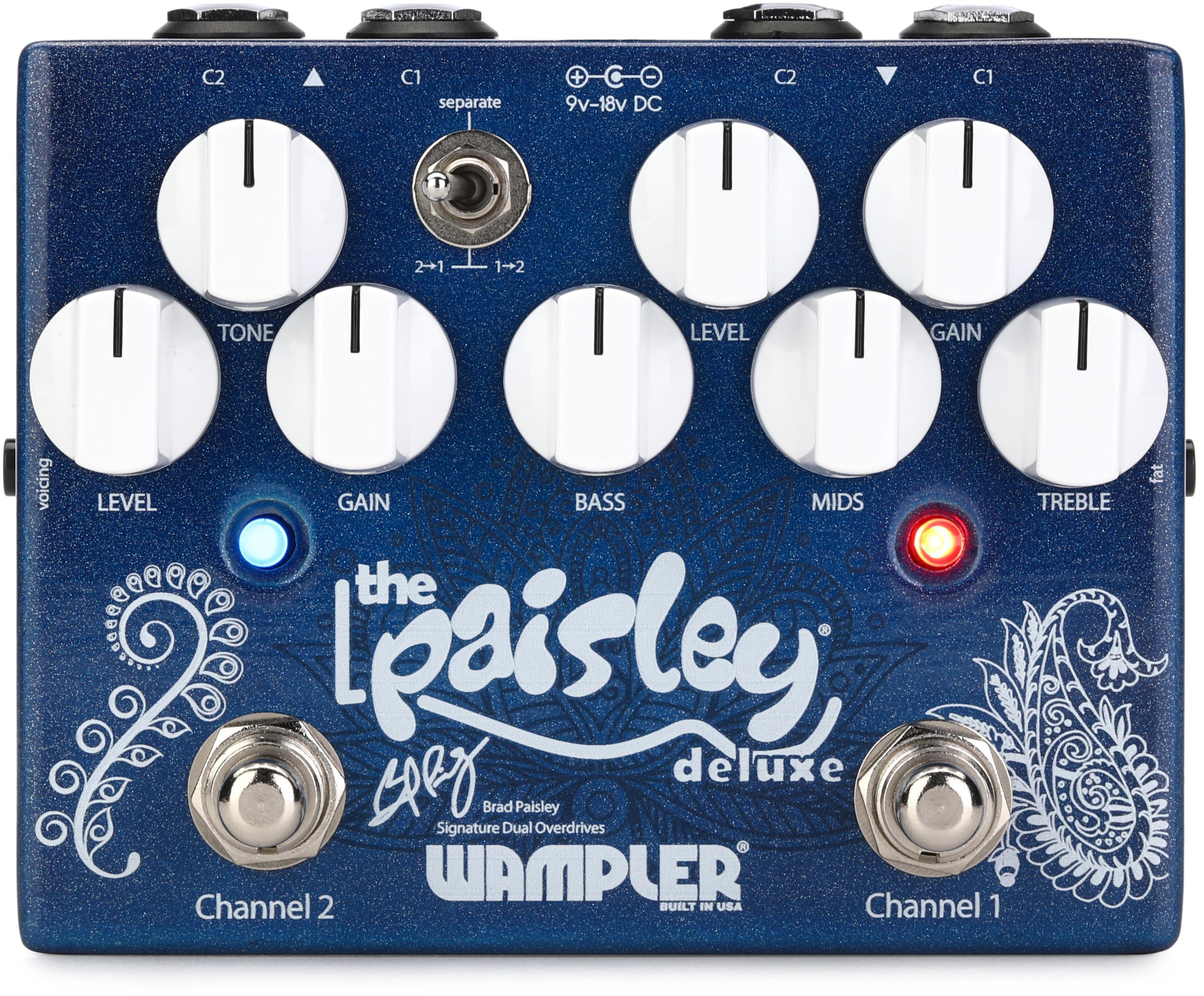 Bundled Item: Wampler Paisley Drive Deluxe Overdrive Pedal
