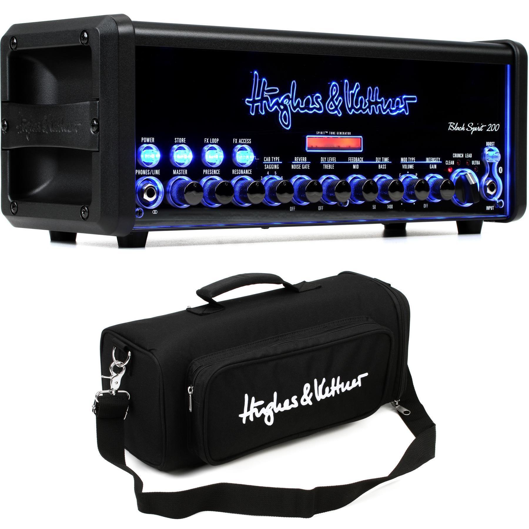 Hughes & Kettner Black Spirit 200 - 200-watt Head and Carry Bag